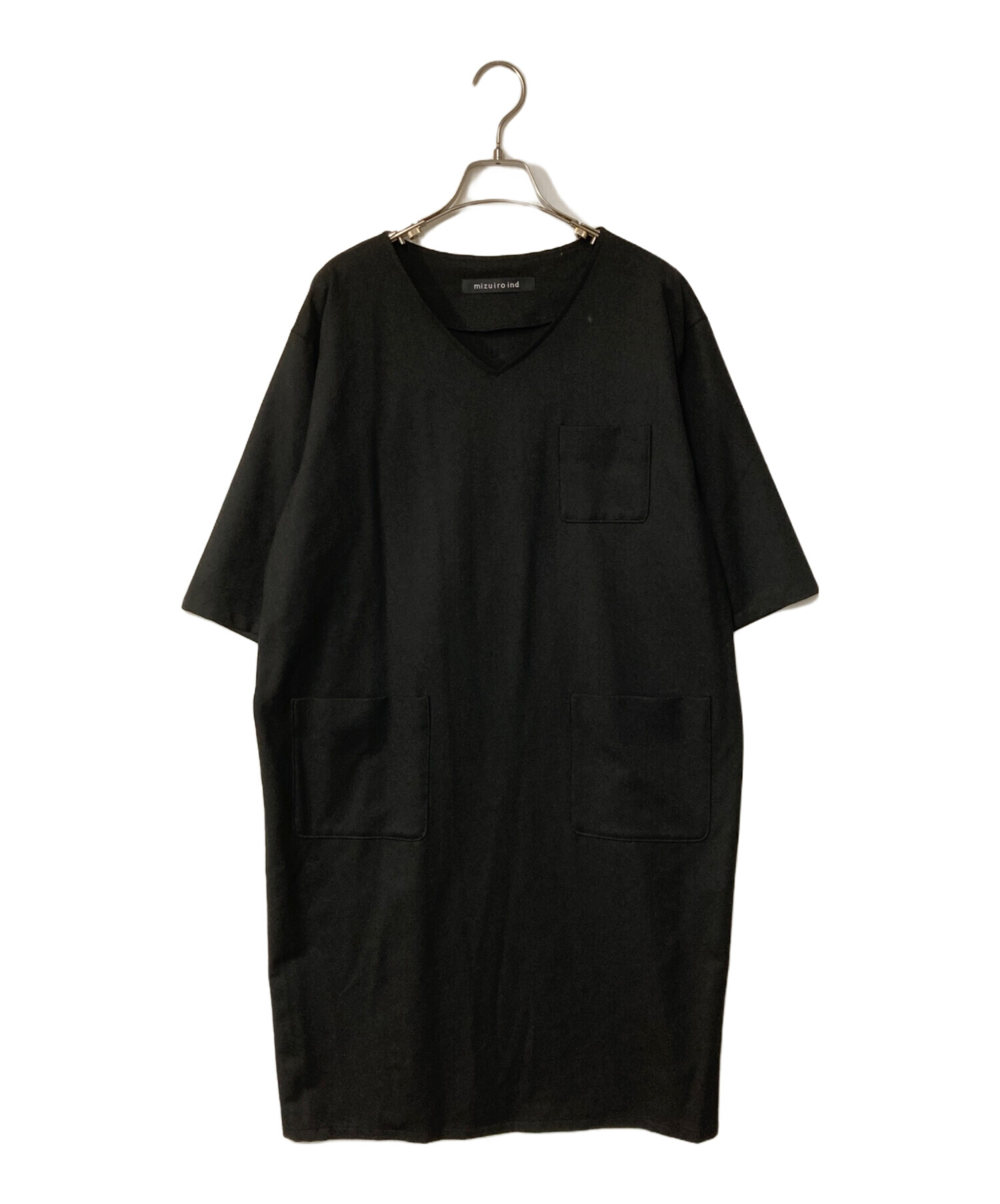 中古・古着通販】mizuiro-ind (ミズイロインド) Vネックワンピース