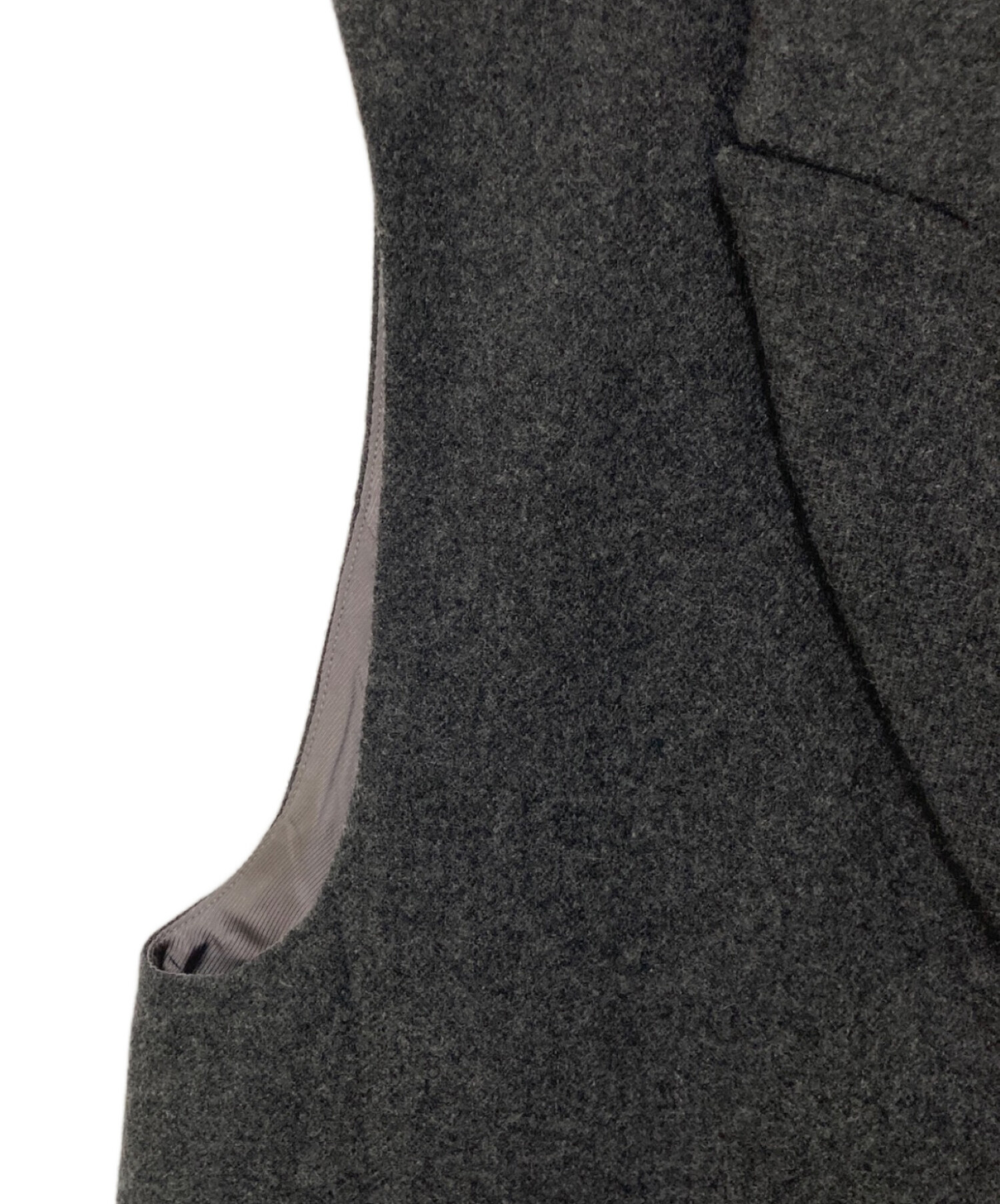 中古・古着通販】IENA (イエナ) テーラードベスト グレー サイズ:表記