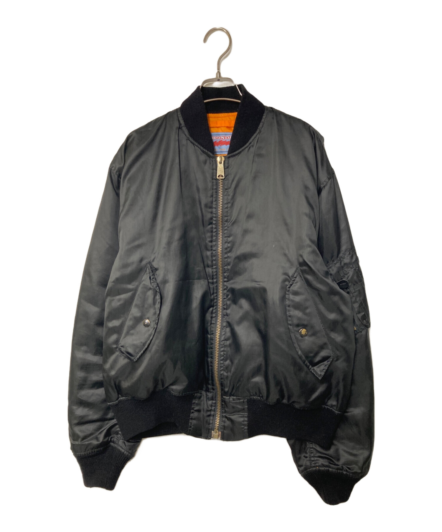 中古・古着通販】HONDA (ホンダ) MA-1 ジャケット ブラック サイズ 