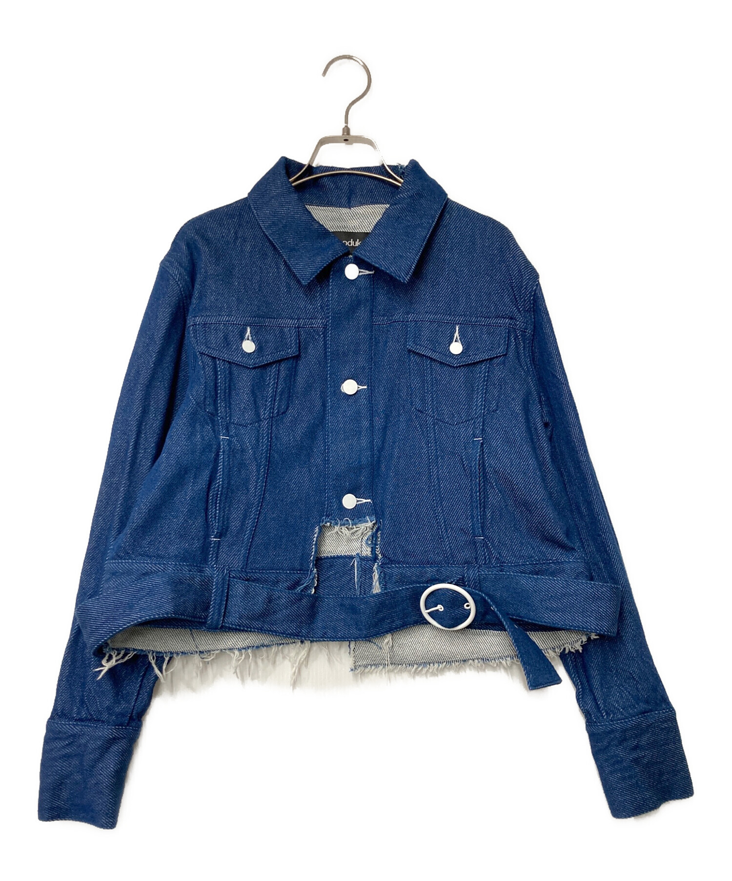 中古・古着通販】soduk (スドーク) cutting denim jacket インディゴ 