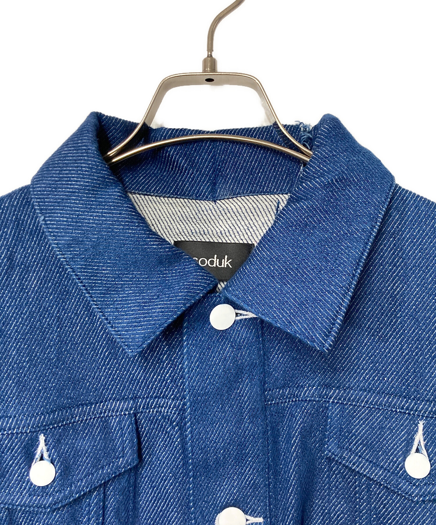 中古・古着通販】soduk (スドーク) cutting denim jacket インディゴ 
