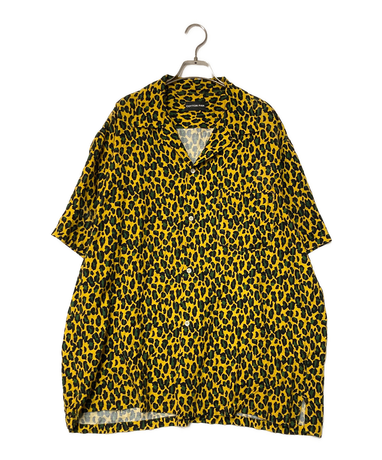 未使用美品 COTTON PAN グリコ レーヨン 半袖シャツ 23SS 中古・古着通販】COTTON PAN (コットンパン) SHAWN leopard S/S