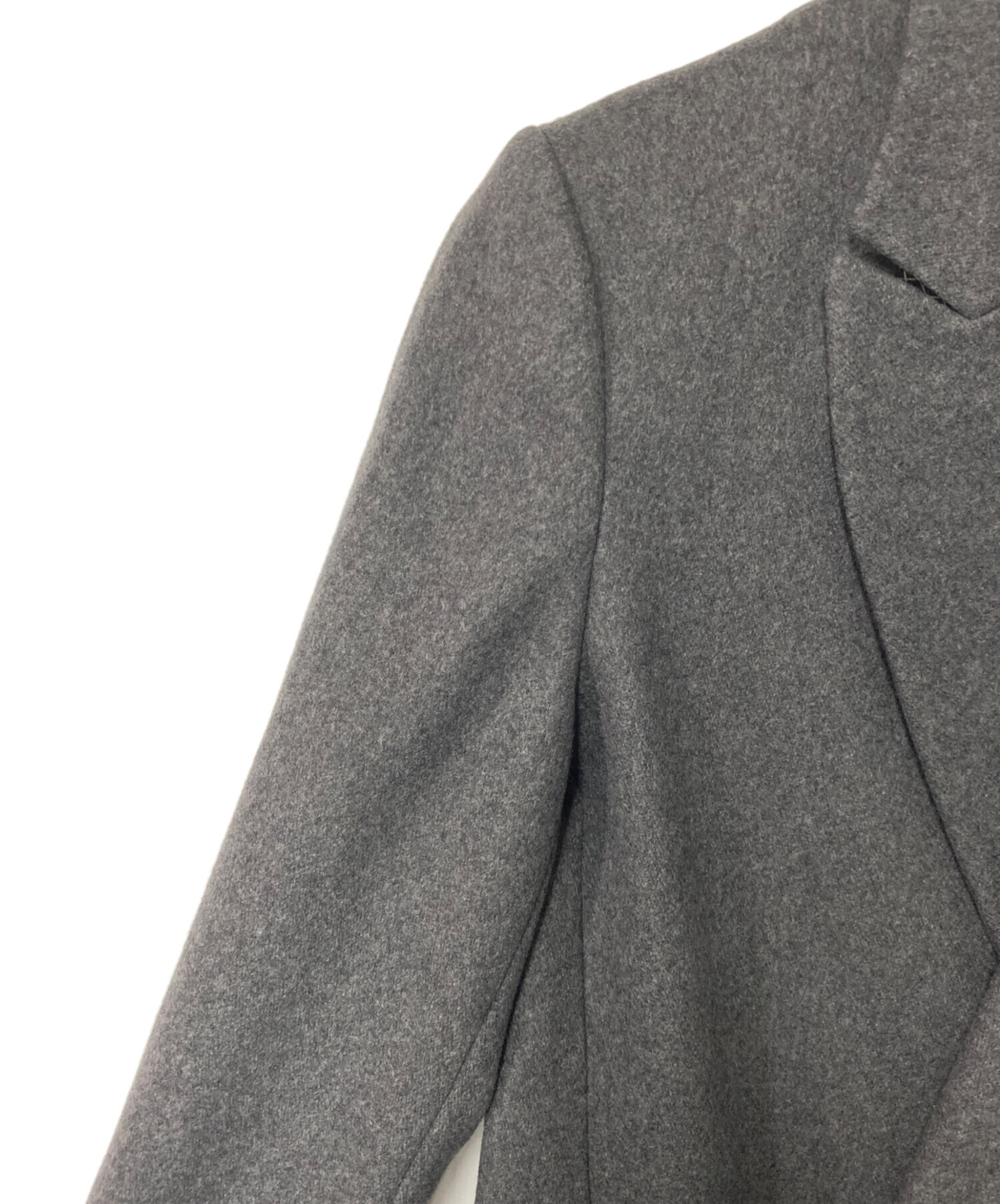 中古・古着通販】BALLY (バリー) カシミヤ混 トッパーコート グレー