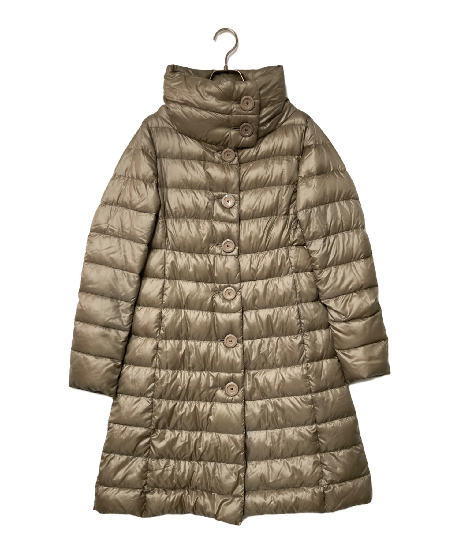 中古・古着通販】HERNO (ヘルノ) スタンドカラーダウンコート ベージュ