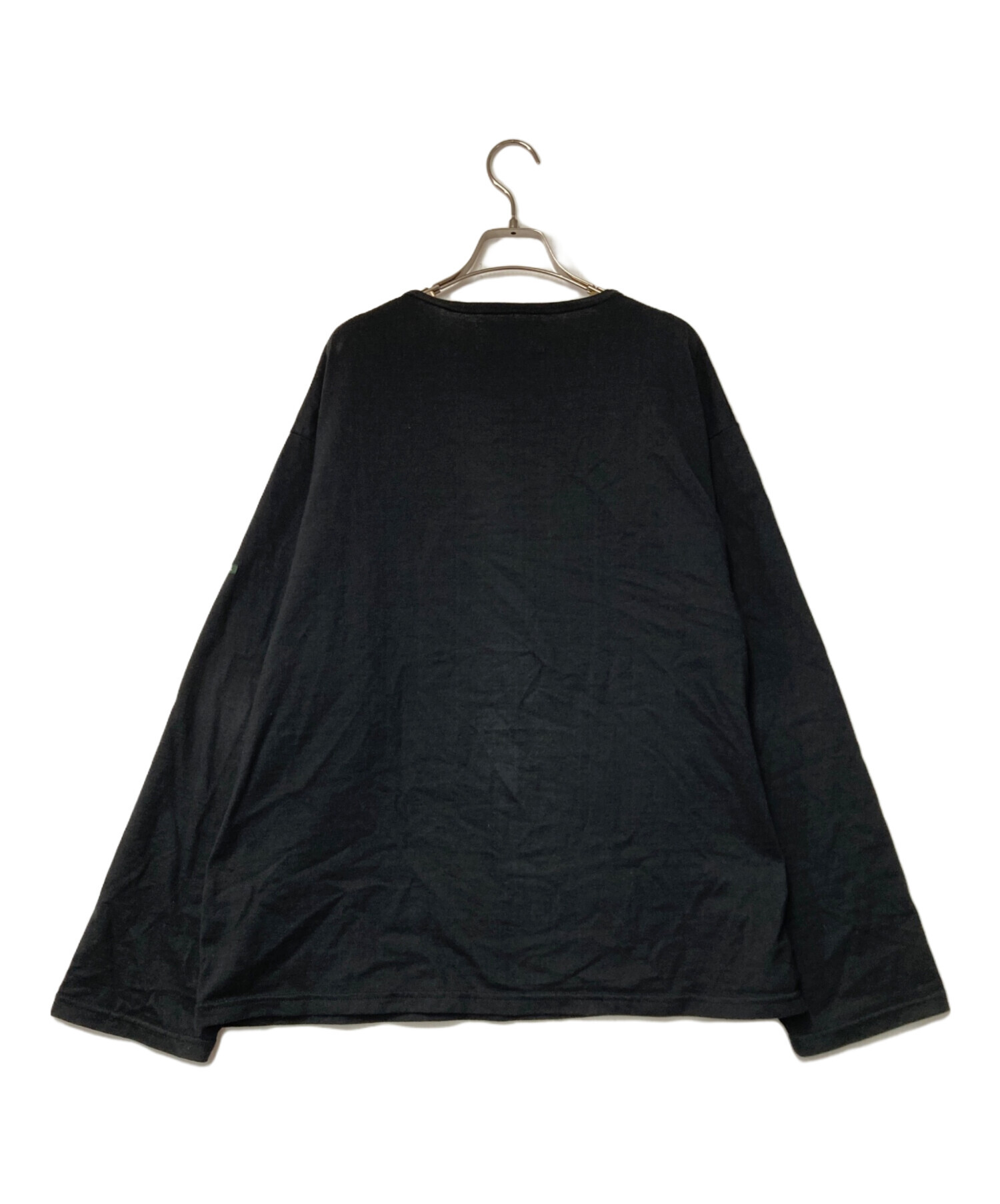 中古・古着通販】OUTIL (ウティ) ロングスリーブカットソー ブラック 