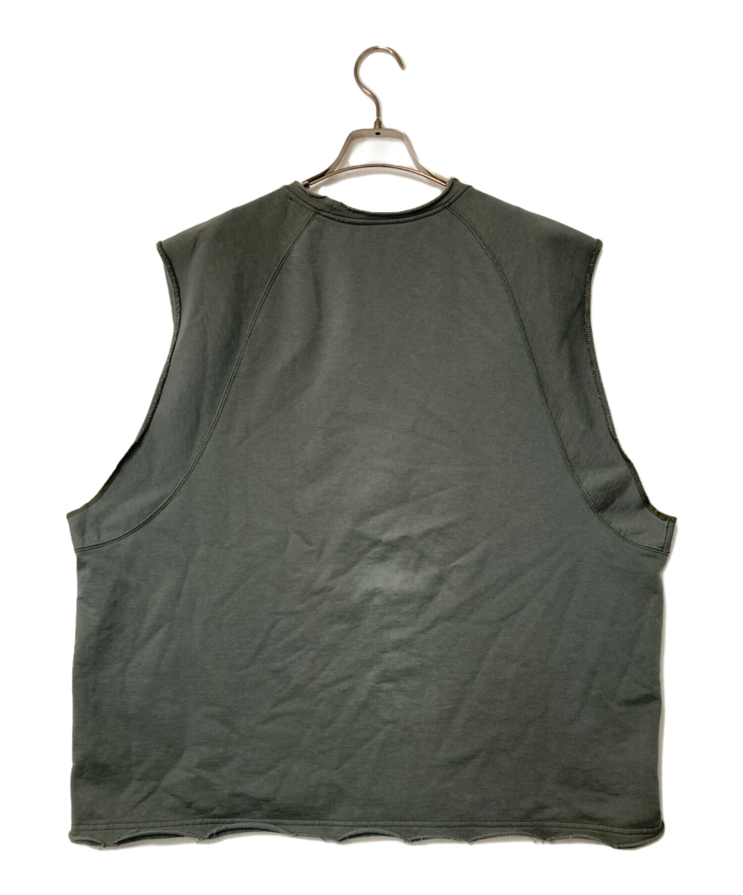 中古・古着通販】ANCELLM (アンセルム) SLEEVELESS AGING T-SHIRT