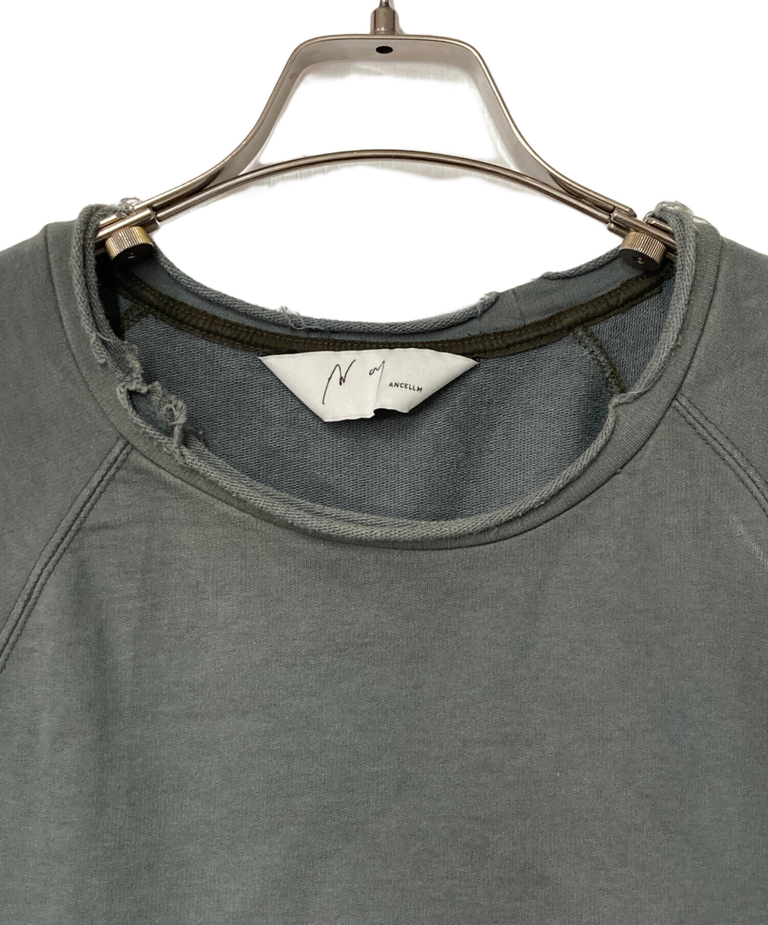 中古・古着通販】ANCELLM (アンセルム) SLEEVELESS AGING T-SHIRT