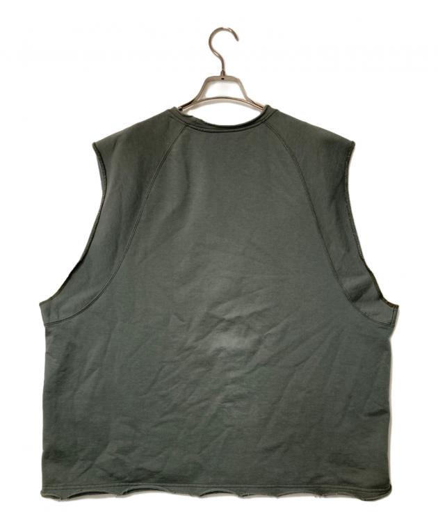 中古・古着通販】ANCELLM (アンセルム) SLEEVELESS AGING T-SHIRT