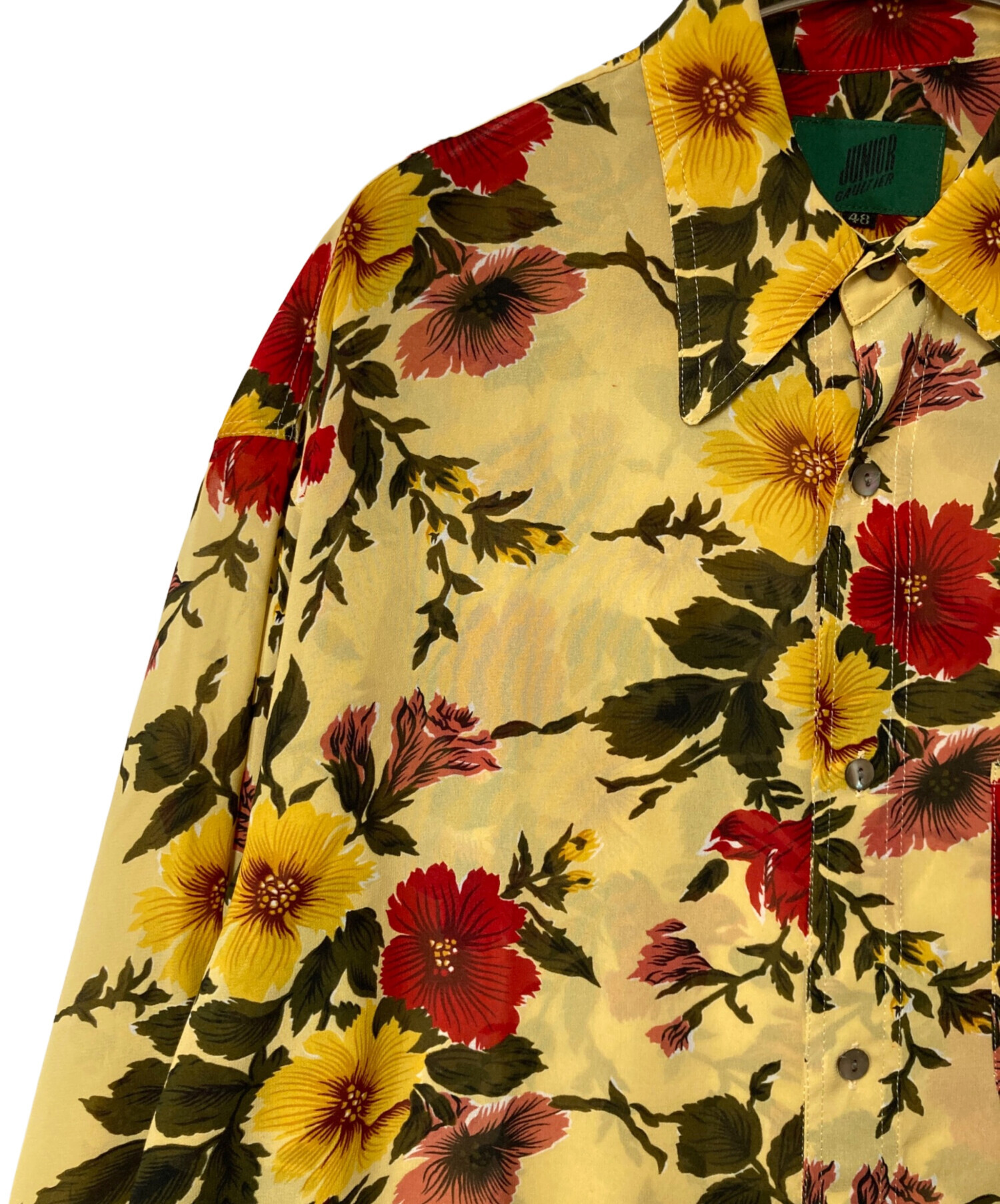 中古・古着通販】JUNIOR GAULTIER (ジュニアゴルチエ) 花柄シアー