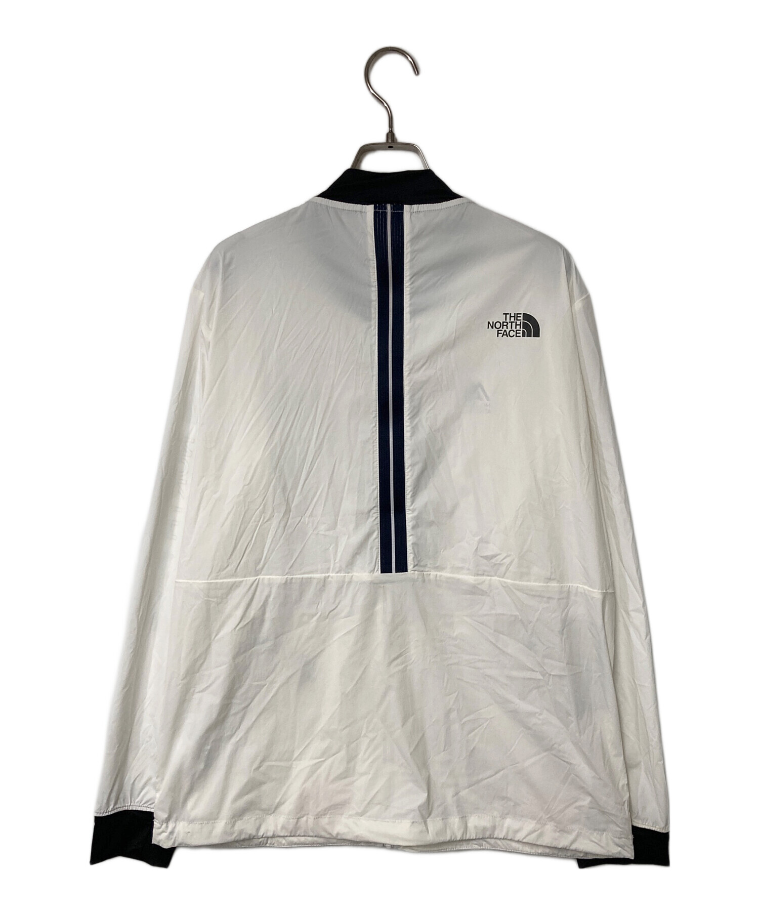 【美品・希少】ザ・ノースフェイス ジップアップ ライトジャケット 白 Lサイズ 中古・古着通販】THE NORTH FACE (ザ ノース フェイス) ジップアップ