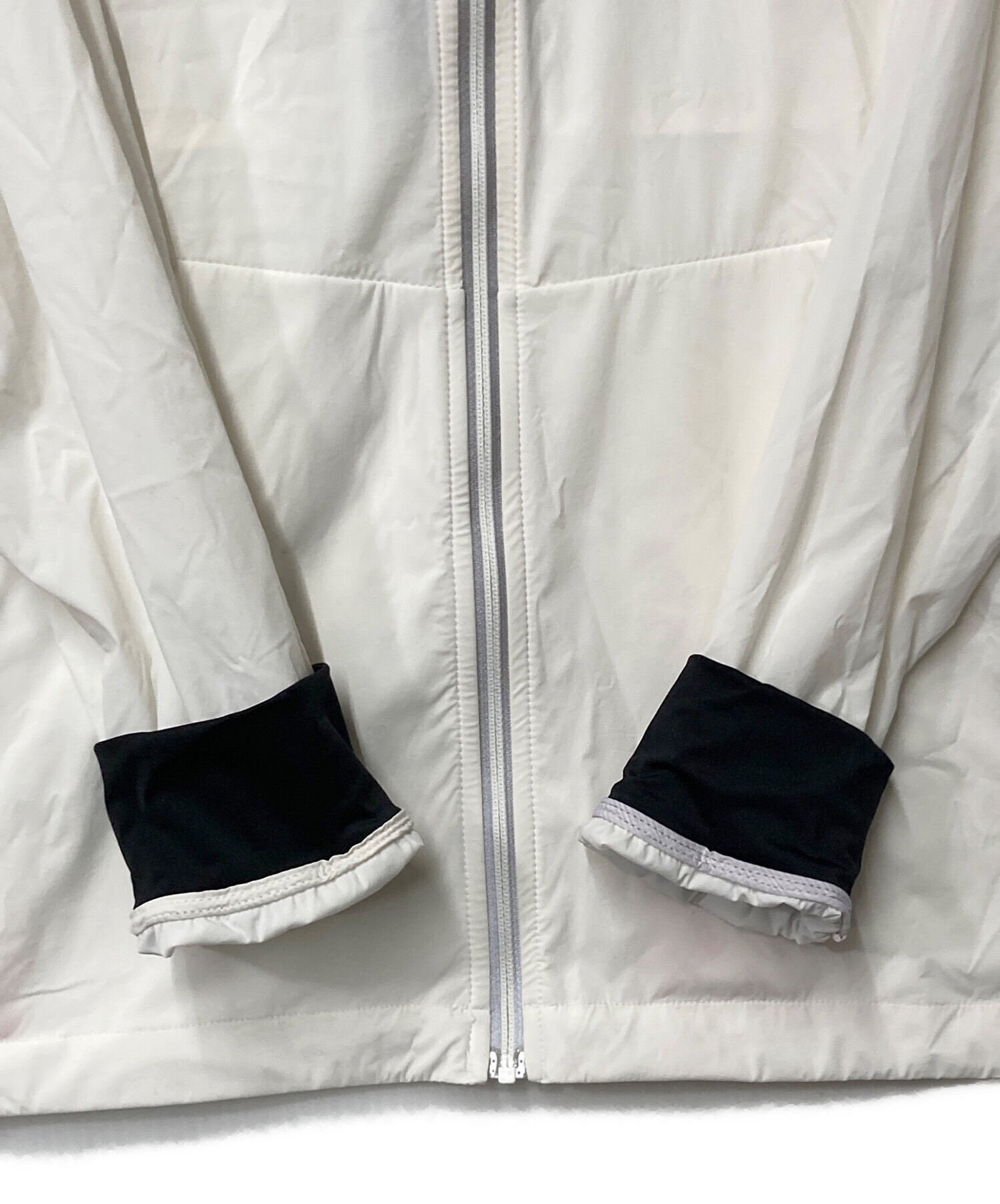 【美品・希少】ザ・ノースフェイス ジップアップ ライトジャケット 白 Lサイズ 中古・古着通販】THE NORTH FACE (ザ ノース フェイス) ジップアップ