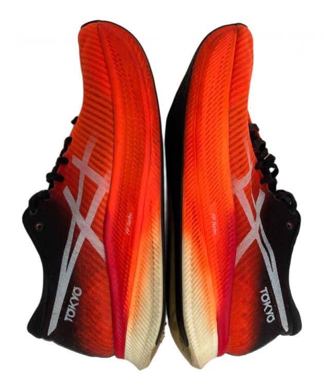 中古・古着通販】asics (アシックス) METASPEED SKY オレンジ×ブラック
