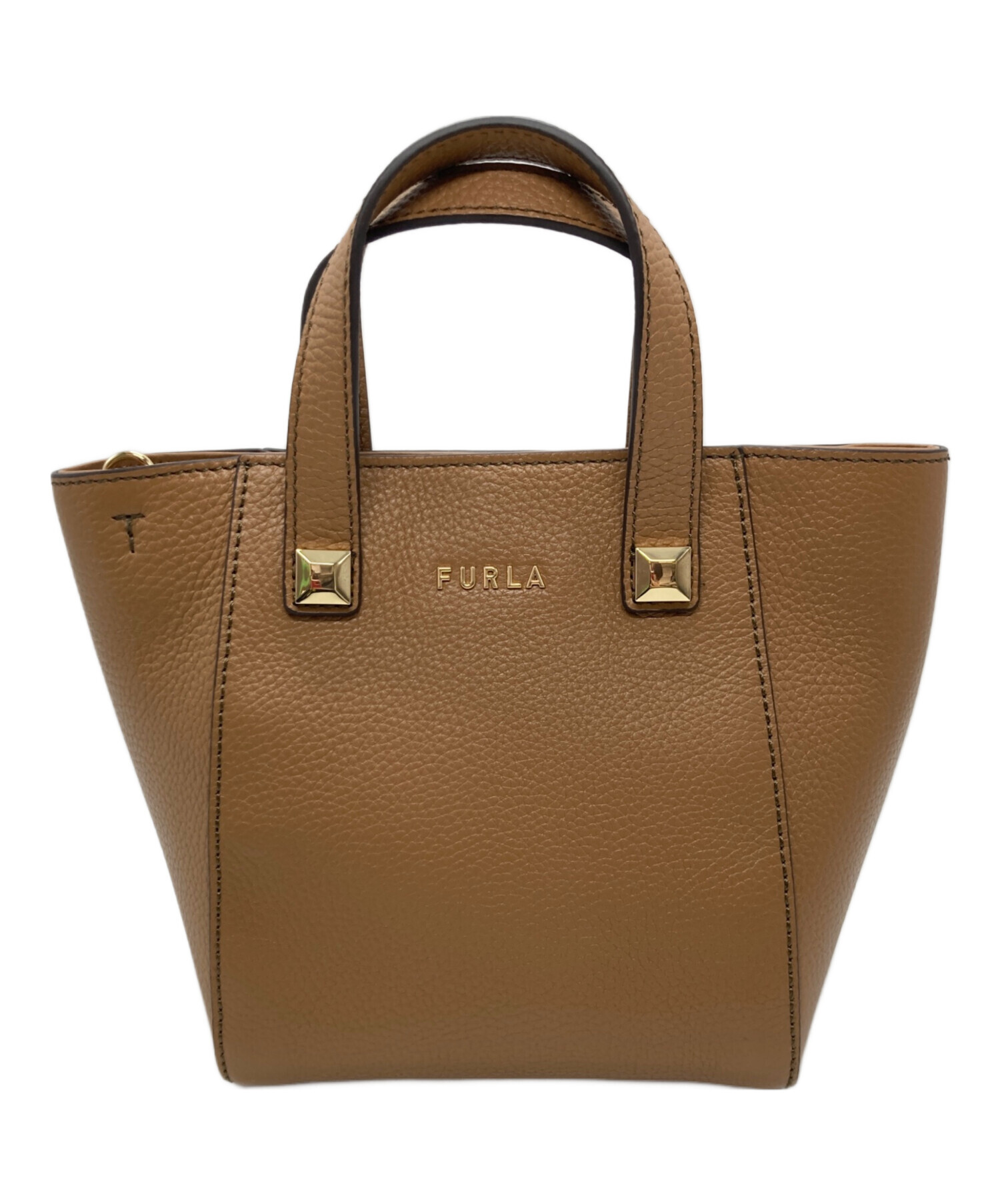 中古・古着通販】FURLA (フルラ) Afrodite Tote Mini ブラウン 