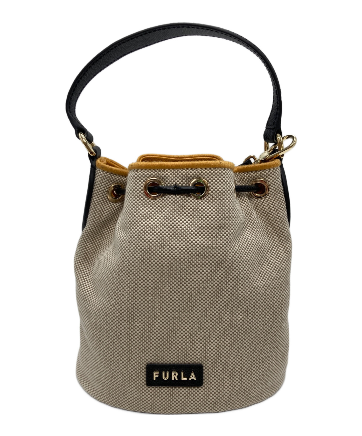中古・古着通販】FURLA (フルラ) CLIO ミニ バケットバッグ 中古・古着通販】FURLA (フルラ) CLIO ミニ バケットバッグ