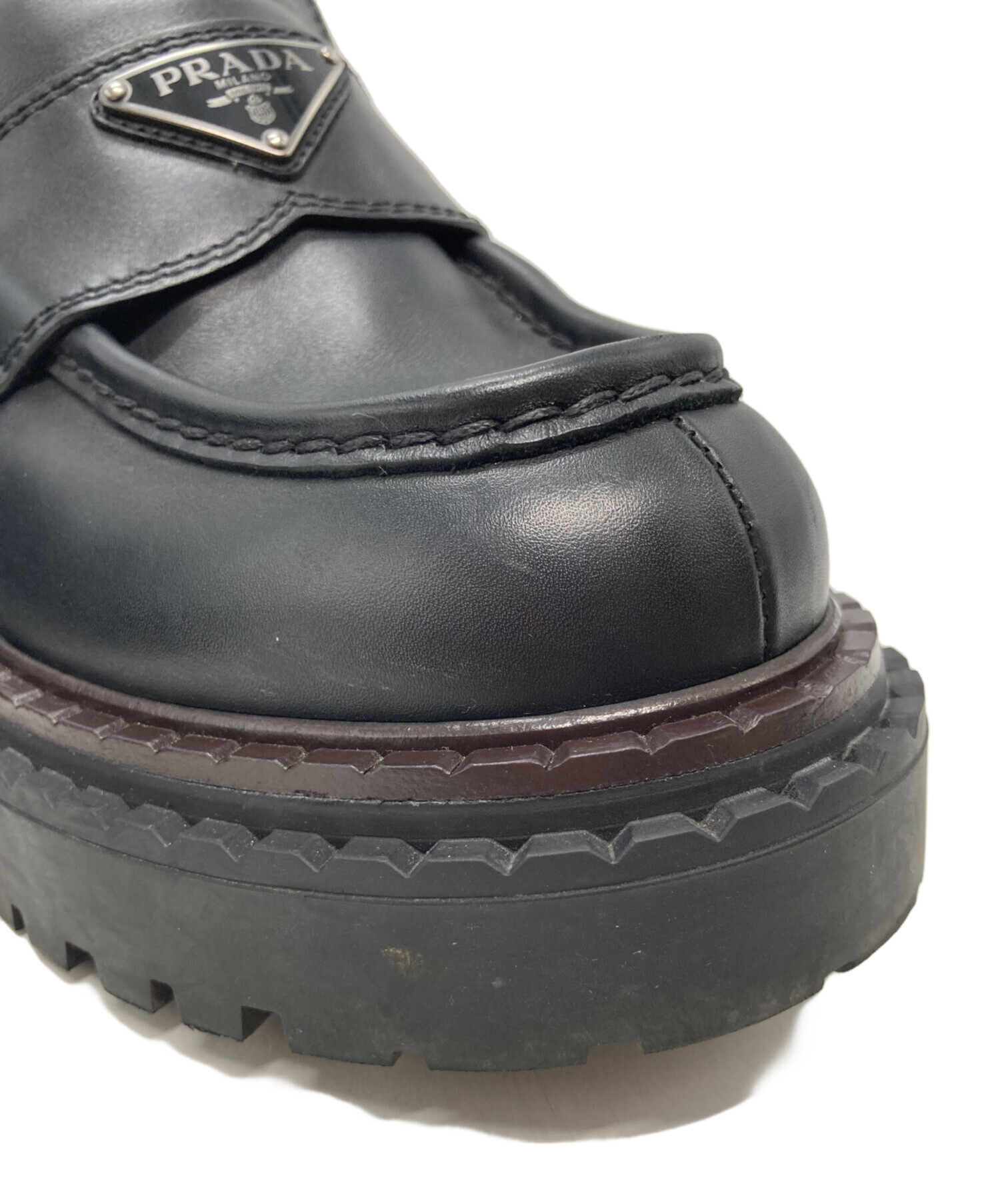 中古・古着通販】PRADA (プラダ) ダブルチョコレート トライアングル