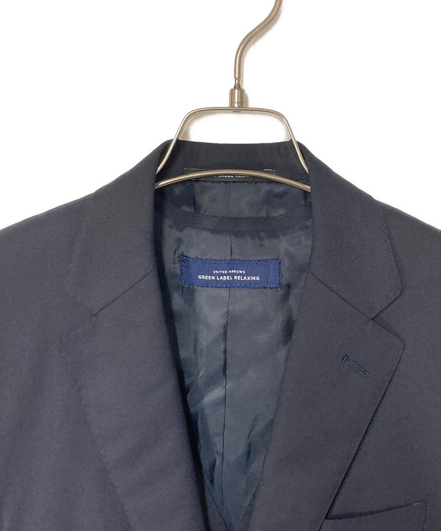 green label relaxingネイビー 3ピース スーツセットアップ green label relaxing（グリーンレーベルリラクシング） セレモニー
