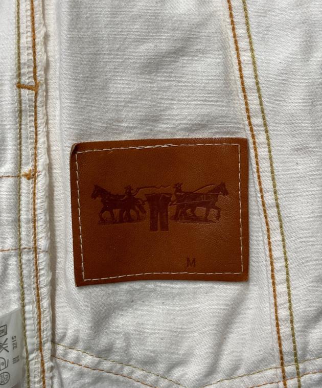 中古・古着通販】LEVI'S (リーバイス) デニムジャケット アイボリー