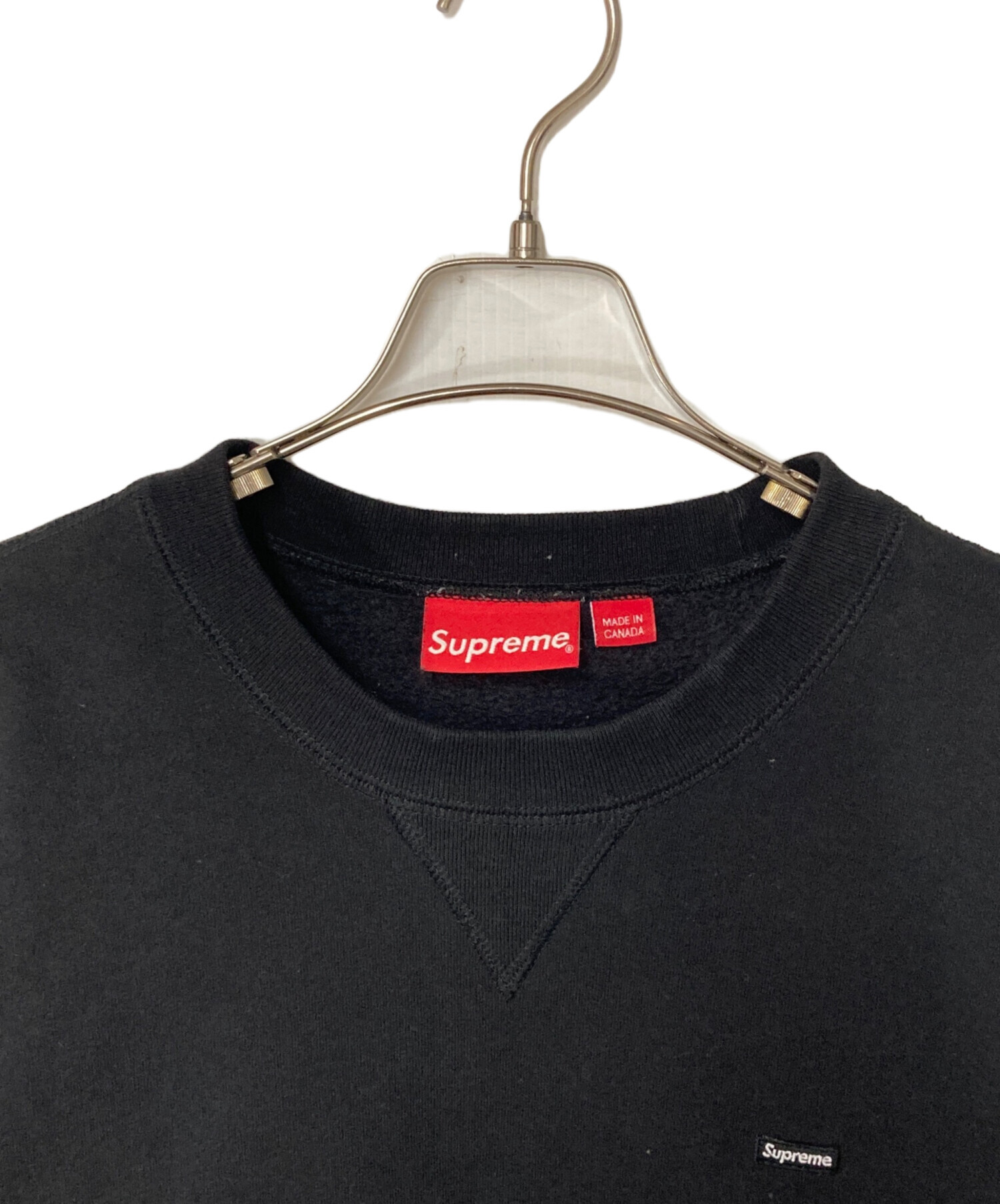 中古・古着通販】Supreme (シュプリーム) Small Box Crewneck ブラック 