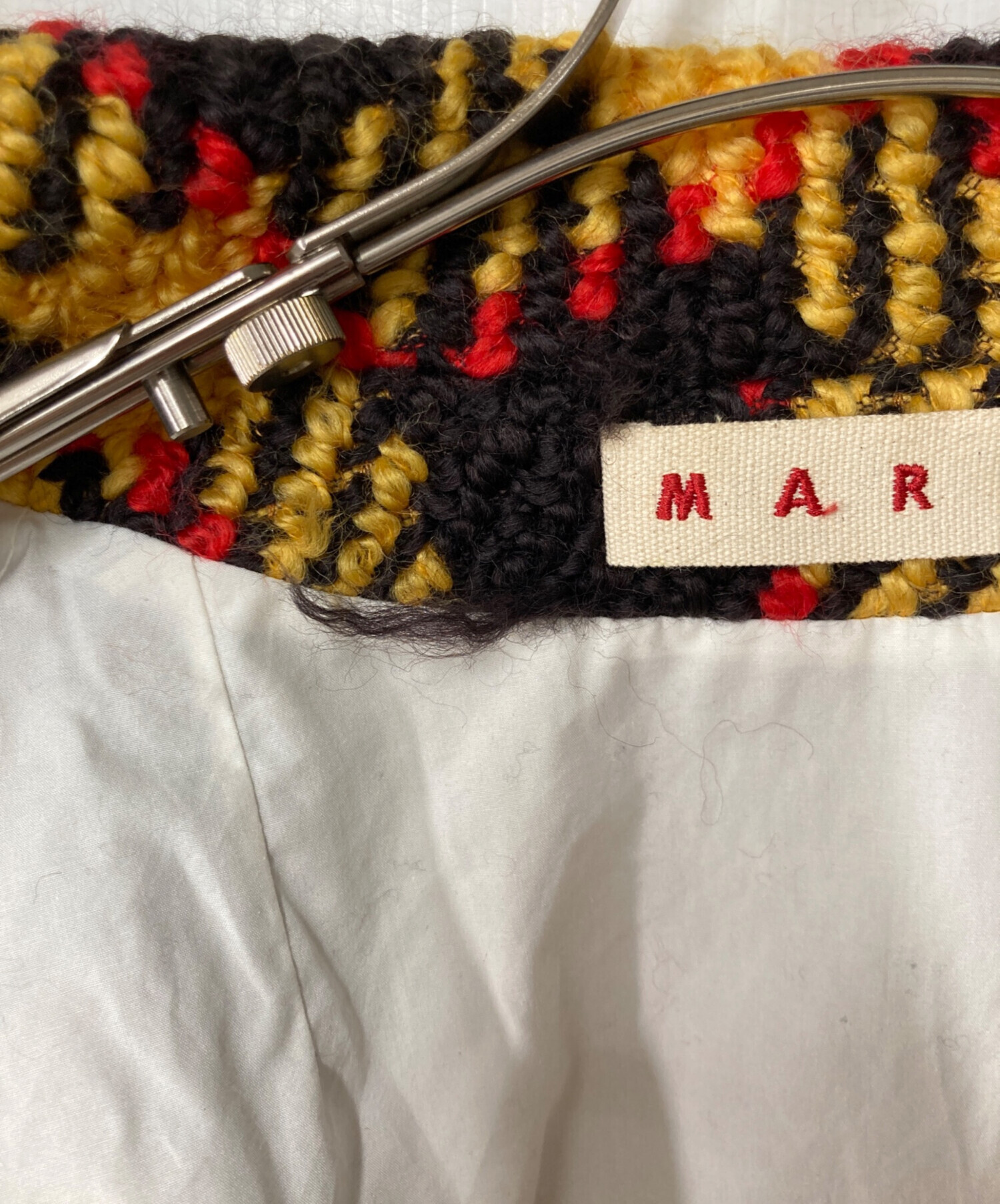 中古・古着通販】MARNI (マルニ) チェックジャケット イエロー