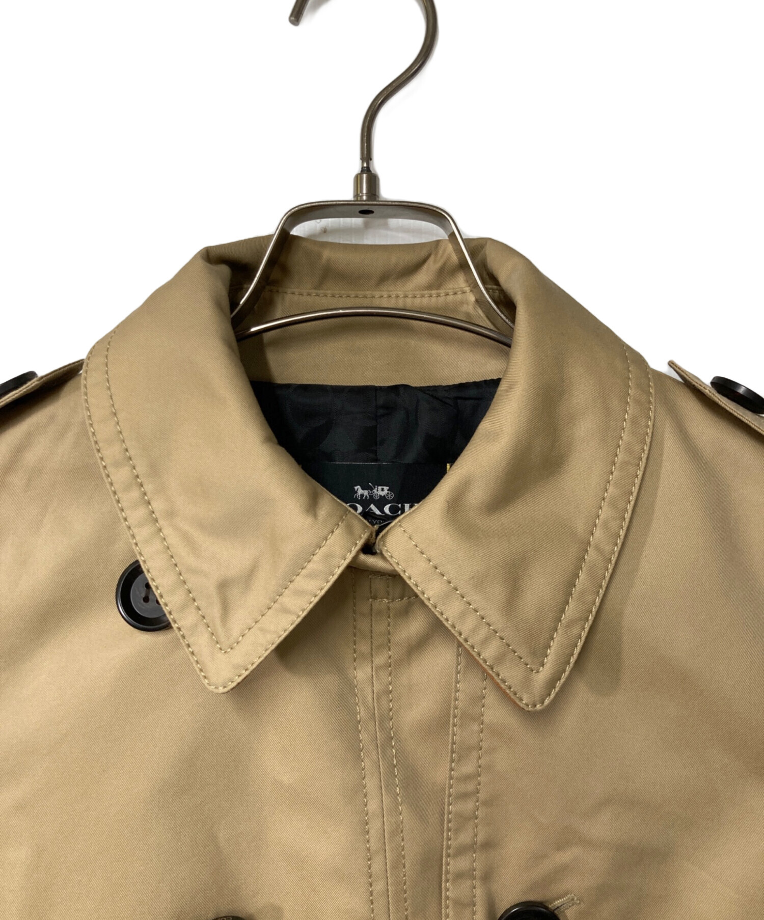 中古・古着通販】COACH (コーチ) 裏シグネチャートレンチコート