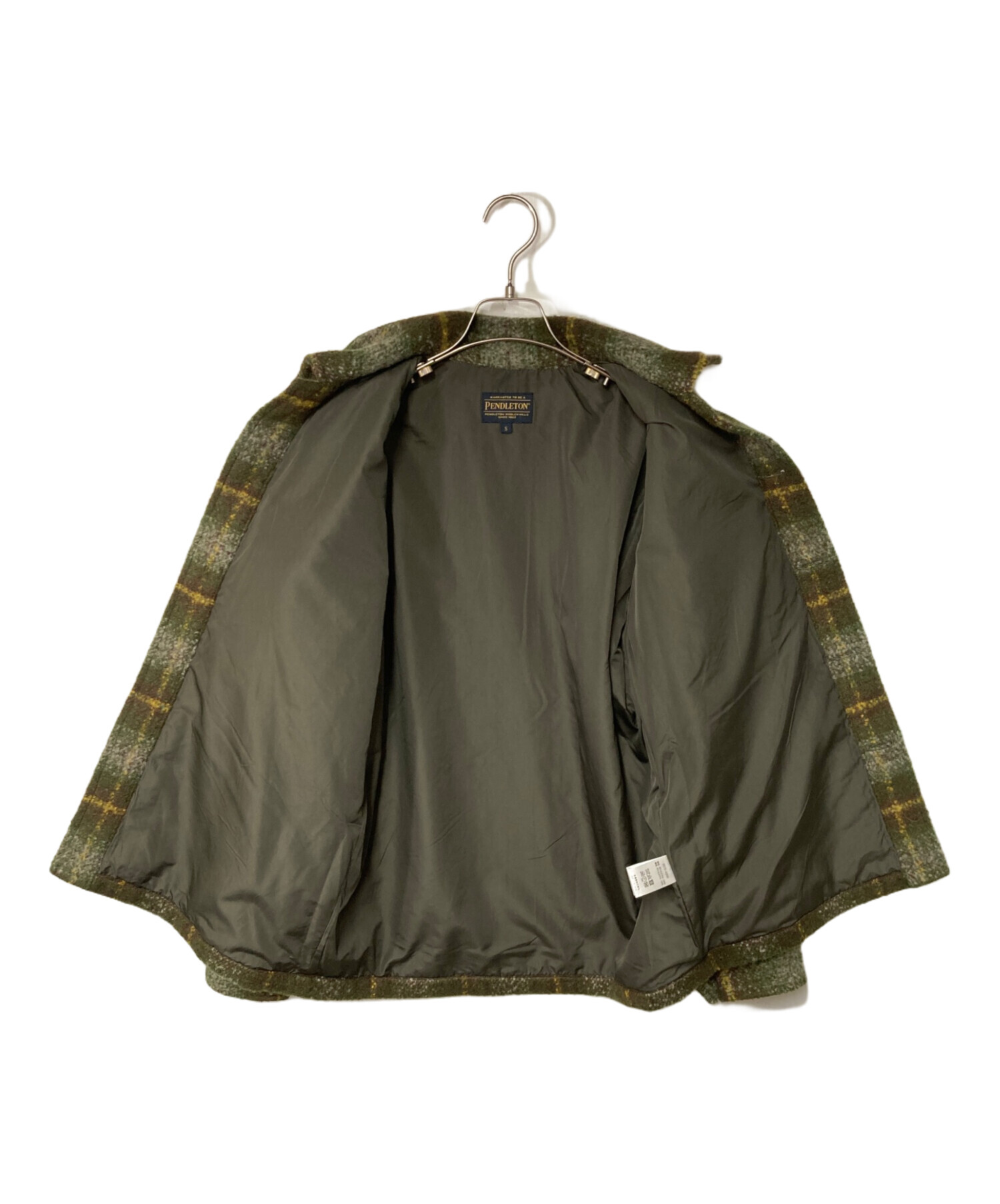 PENDLETON BEAMS別注 CPO JACKET オリーブ グリーン 中古・古着通販】PENDLETON (ペンドルトン) BEAMS (ビームス) 別注 CPO
