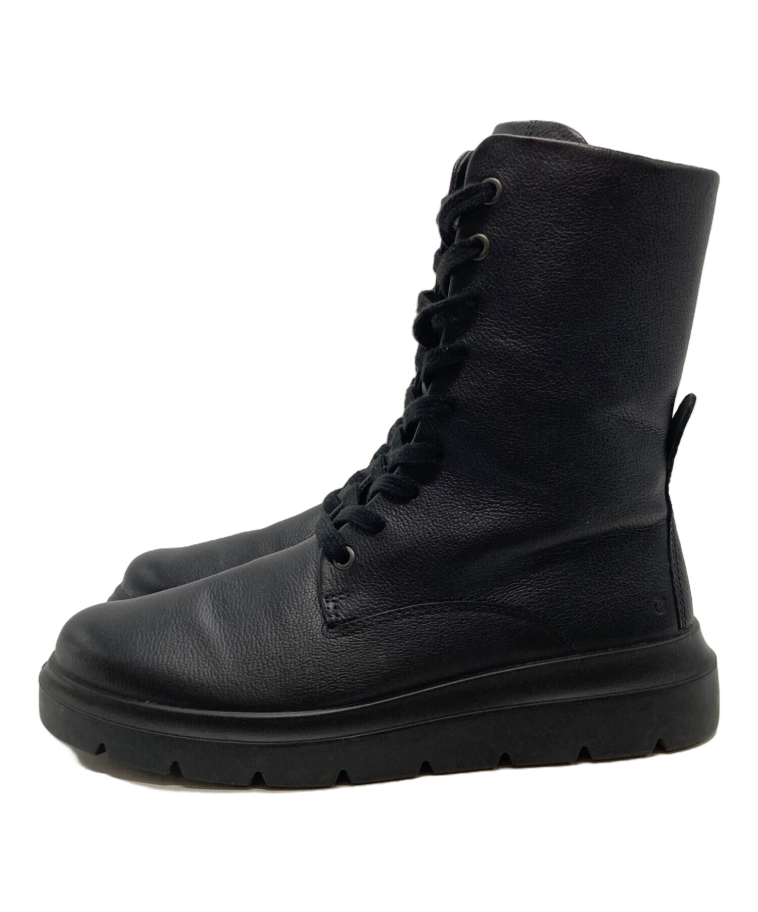 中古・古着通販】ECCO (エコー) Nouvelle レザーレースアップブーツ 
