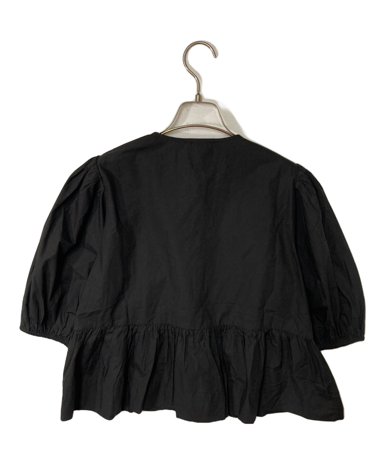 中古・古着通販】Ganni (ガニー) Cotton Poplin Peplum Blouse 
