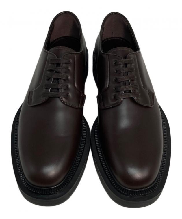 中古・古着通販】PRADA (プラダ) ブラッシュドレザー ダービーシューズ