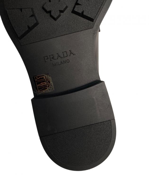 中古・古着通販】PRADA (プラダ) ブラッシュドレザー ダービーシューズ