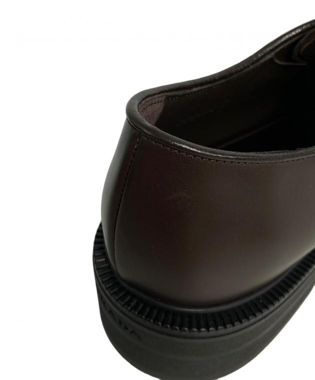 中古・古着通販】PRADA (プラダ) ブラッシュドレザー ダービーシューズ