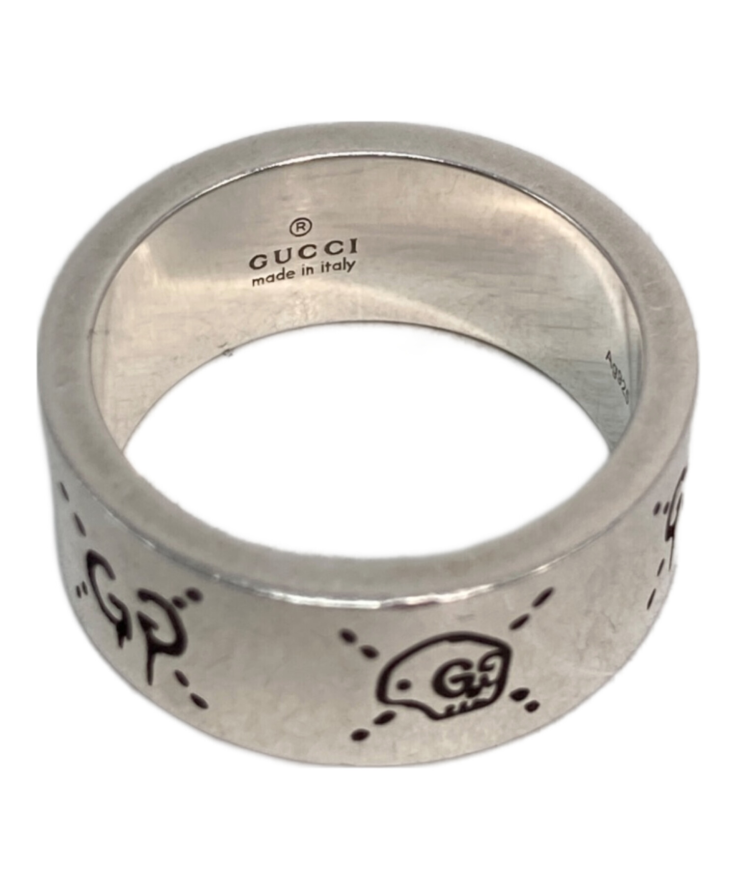 中古・古着通販】GUCCI (グッチ) GGロゴゴーストシルバーリング 中古・古着通販】GUCCI (グッチ) GGロゴゴーストシルバーリング