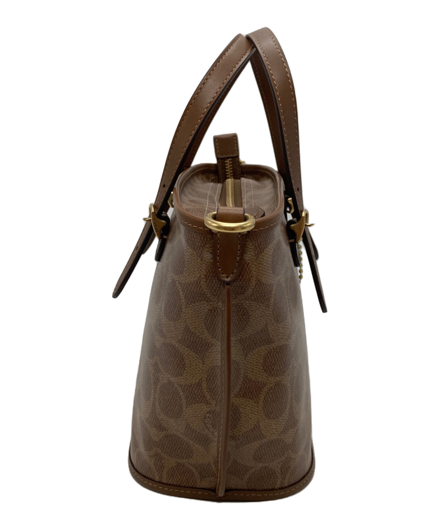 中古・古着通販】COACH (コーチ) タクシー トート バッグ 21 ブラウン 