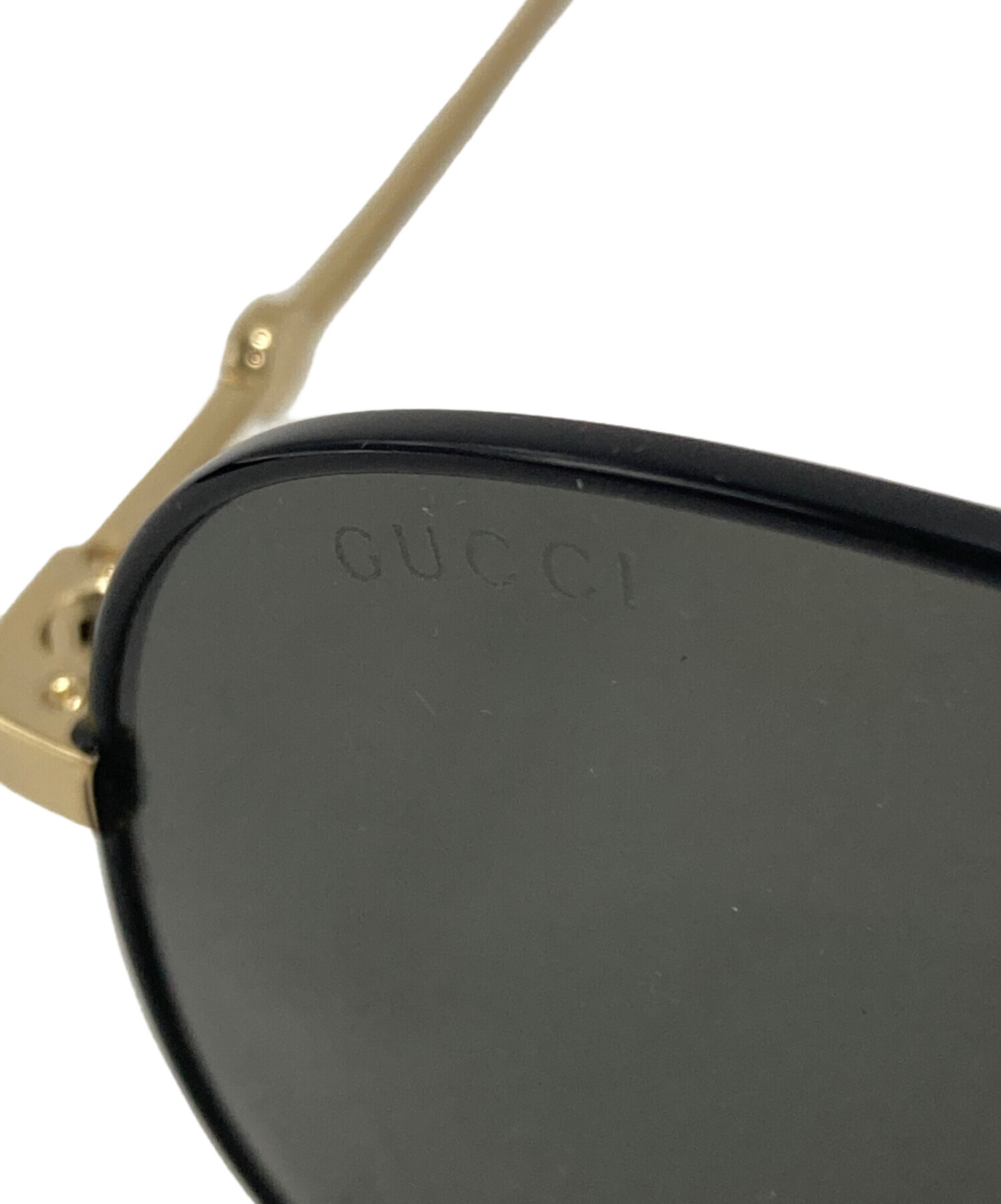 【匿名配送】GUCCI ティアドロップ サングラス 中古美品 中古・古着通販】GUCCI (グッチ) ティアドロップ サングラス ブラック
