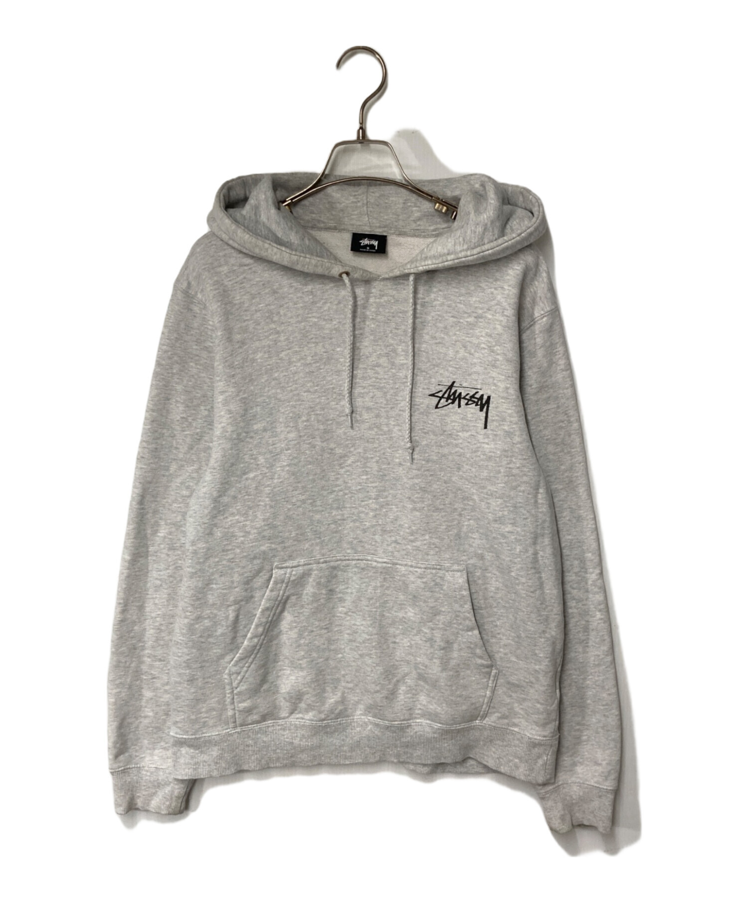 中古・古着通販】stussy (ステューシー) BASIC STUSSY HOOD グレー