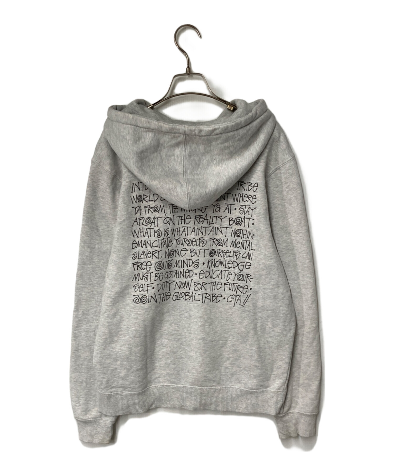 中古・古着通販】stussy (ステューシー) BASIC STUSSY HOOD グレー