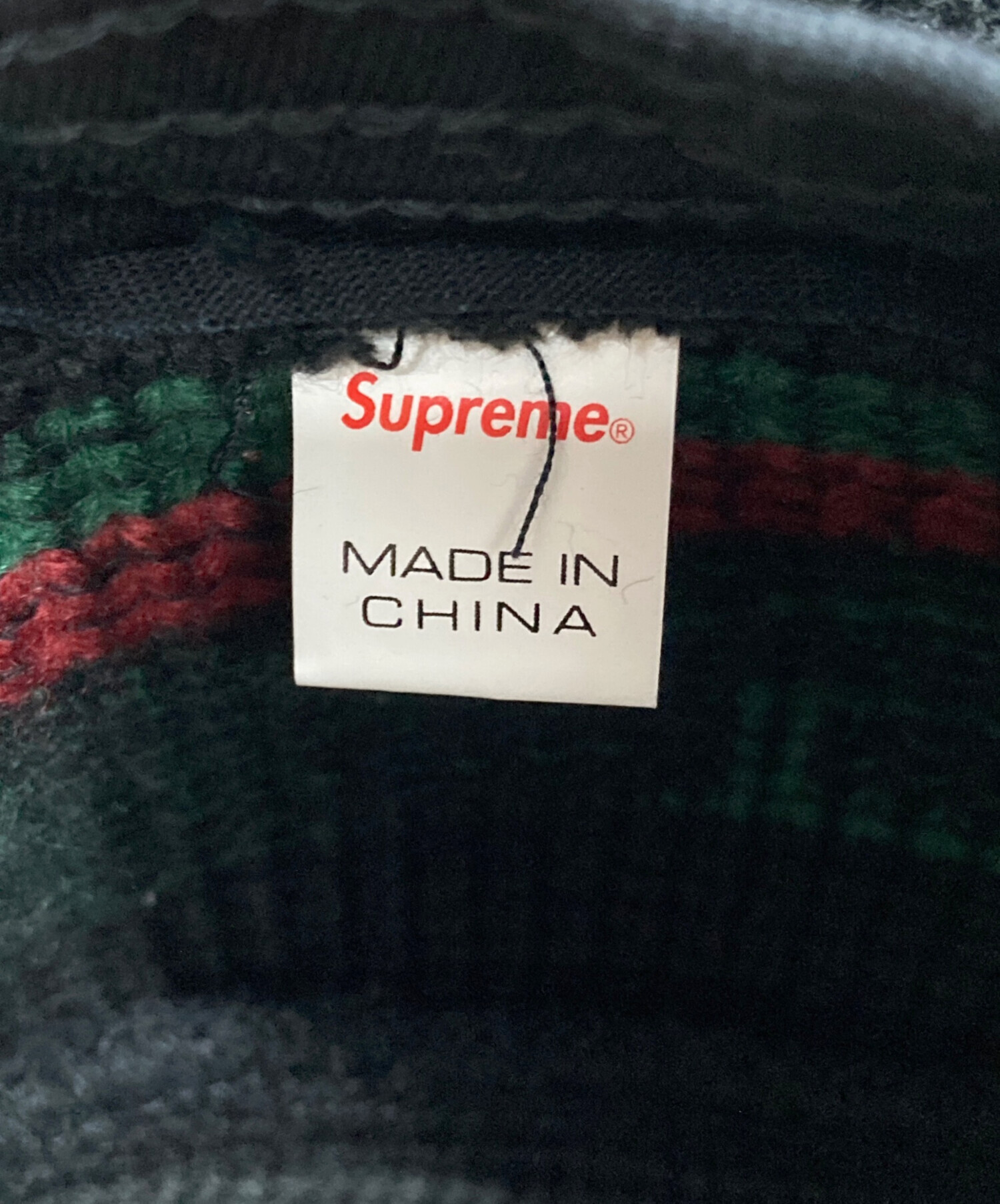 中古・古着通販】Supreme (シュプリーム) Knit Logo Crusher ブラック