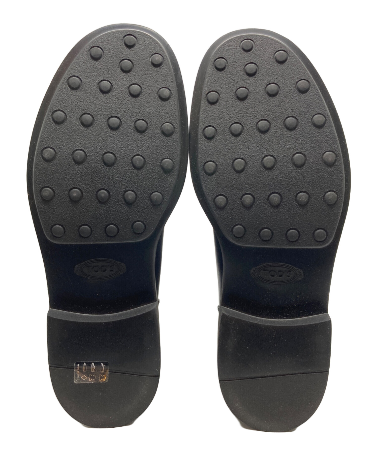 中古・古着通販】TOD'S (トッズ) レザーブーツ ブラック サイズ 中古・古着通販】TOD'S (トッズ) レザーブーツ ブラック サイズ