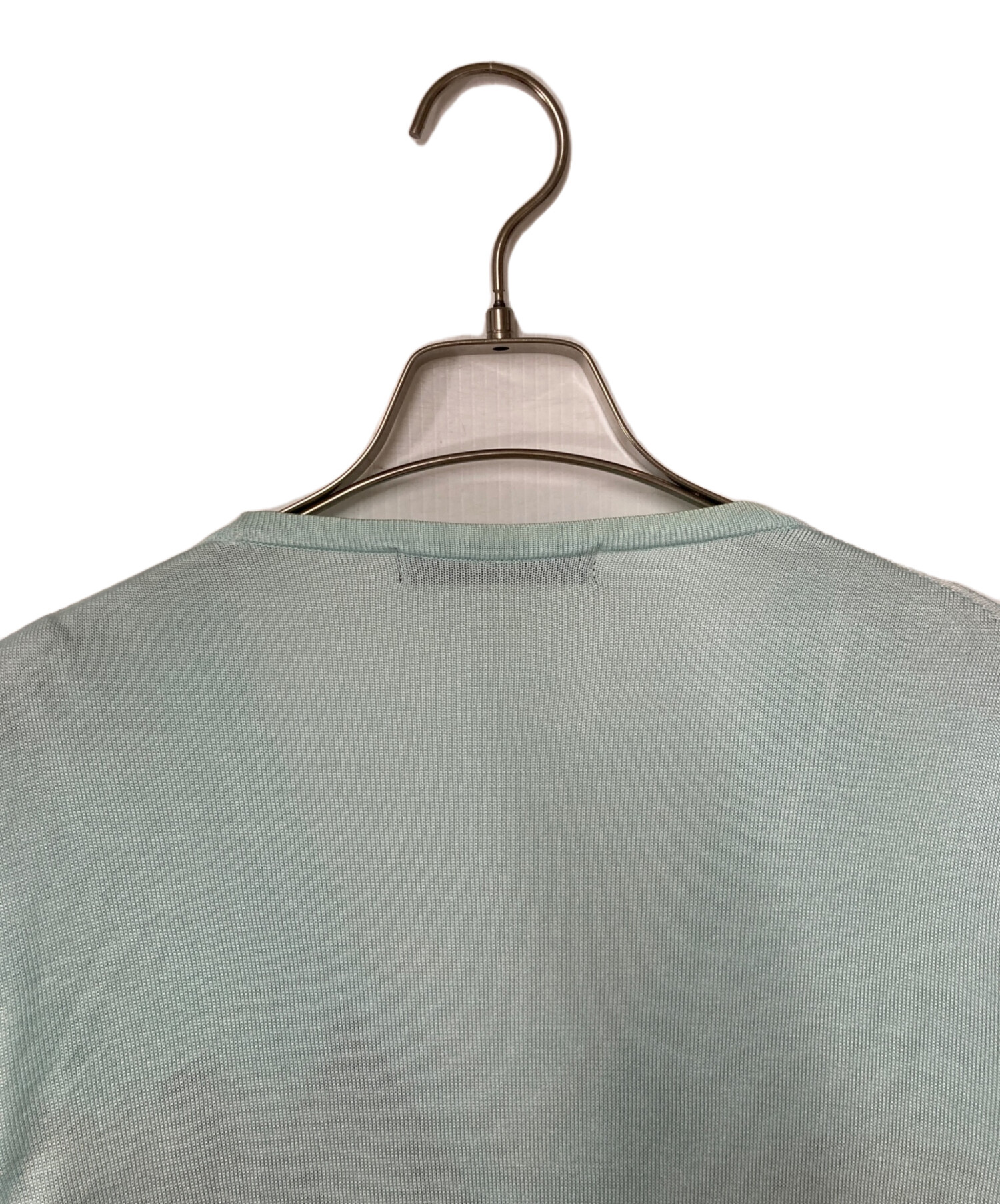 レオナール LEONARD FASHION ウールシルク カーディガン 緑 L Leonard Cardigan in Vert Foret, from Soeur