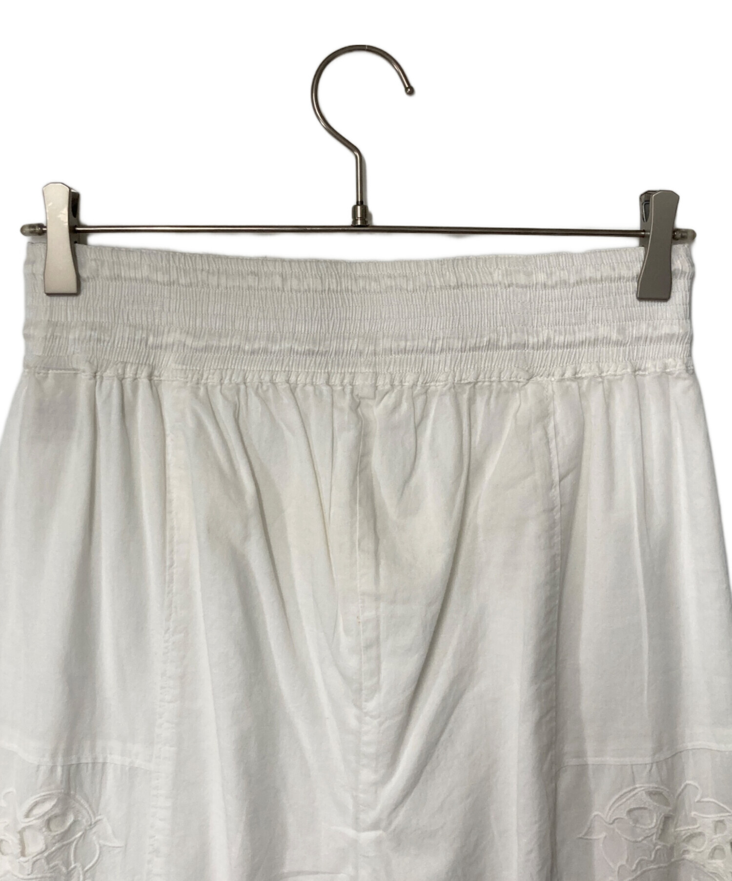 中古・古着通販】anuke (アンヌーク) Cutwork Lace Pants ホワイト