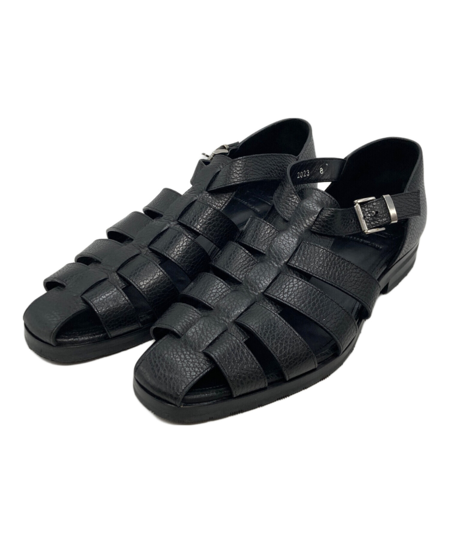 【美品】Paraboot x TOMORROWLANDグルカサンダル ブラック7 中古・古着通販】PARABOOT (パラブーツ) TOMORROW LAND