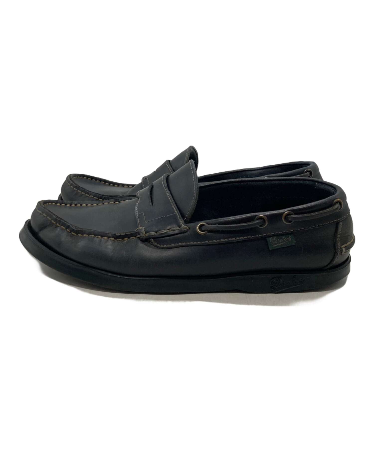 中古・古着通販】PARABOOT (パラブーツ) コインローファー ブラック 