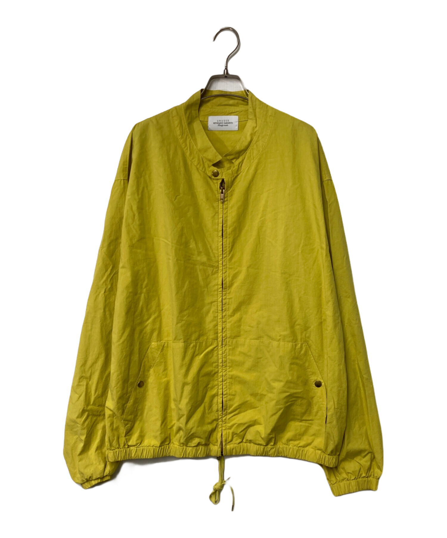 中古・古着通販】UNUSED (アンユーズド) cotton zip jacket イエロー