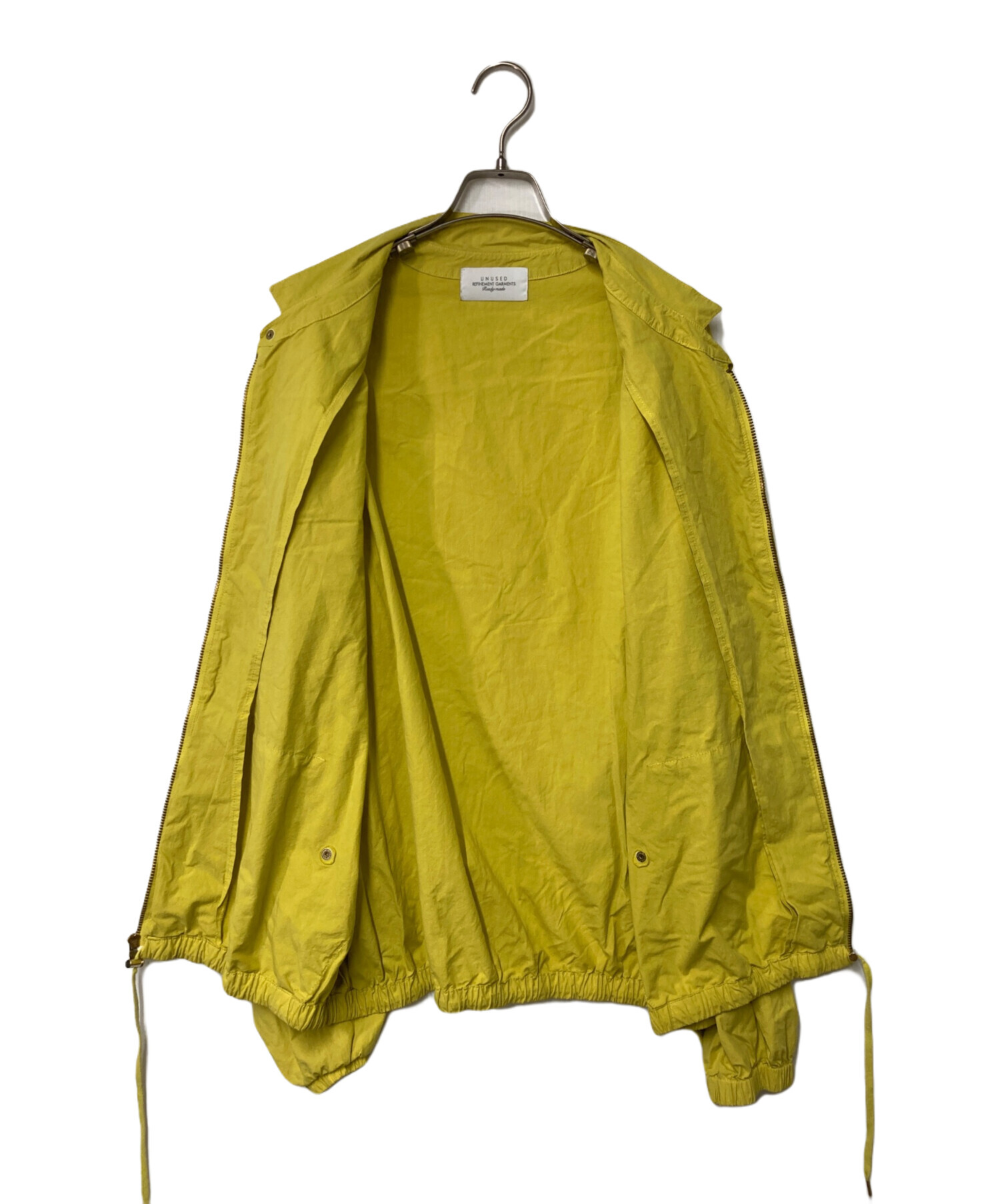 UNUSED アンユーズド　ウエスタンレーヨンジャケット　サイズ3 中古・古着通販】UNUSED (アンユーズド) cotton zip jacket イエロー