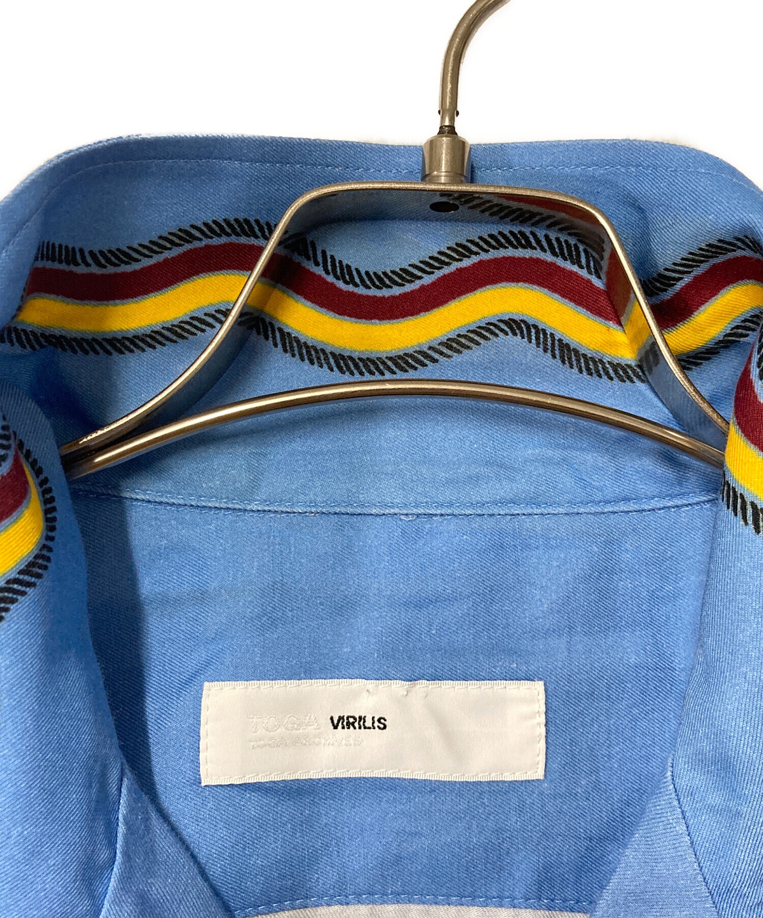 中古・古着通販】TOGA VIRILIS (トーガ ビリリース) PANEL PRINT SHIRT