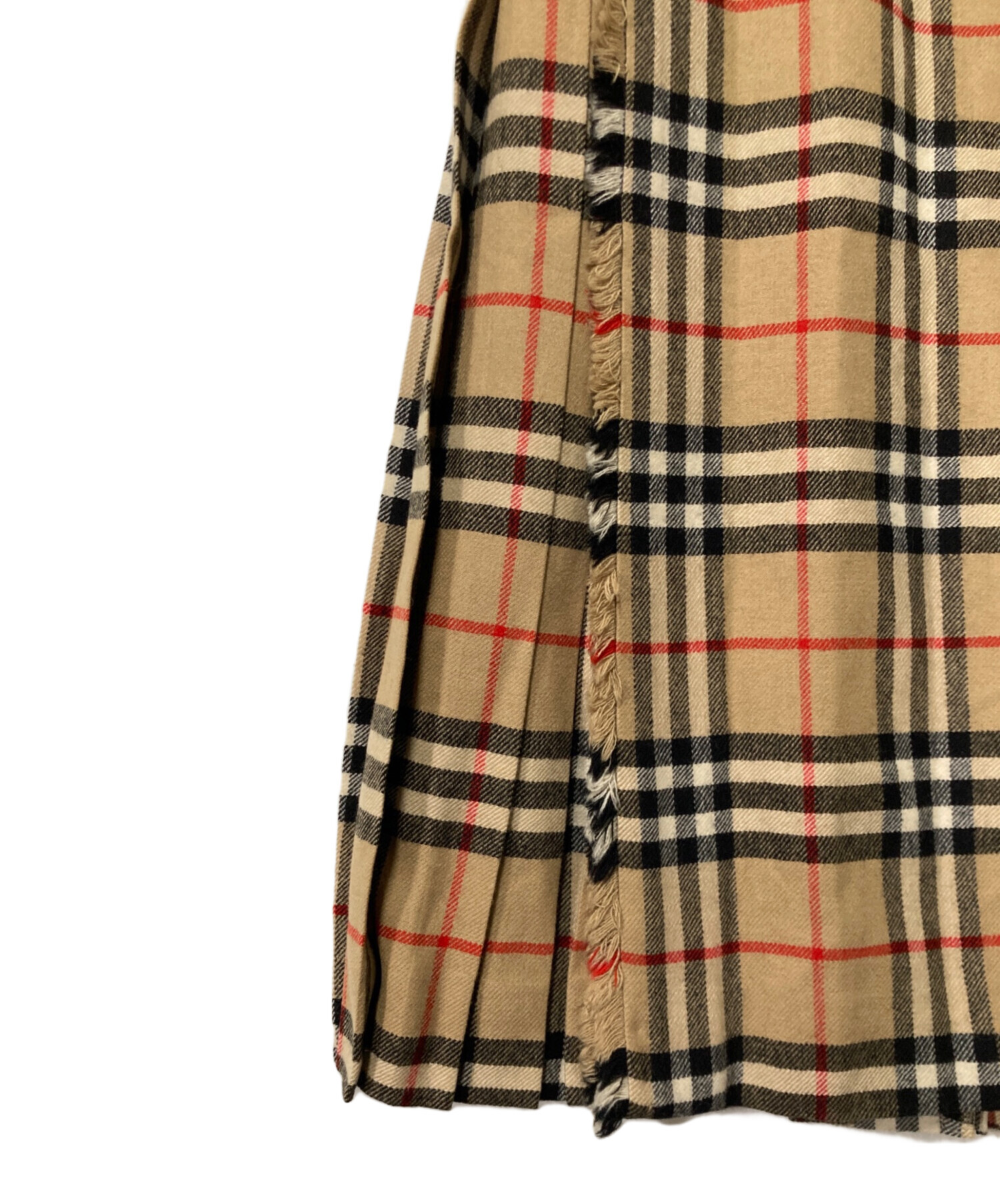 【希少ビンテージ】バーバリーズ　ノバチェック ウールスカート L ハニーベージュ 中古・古着通販】Burberry's (バーバリー) ノバチェックウールスカート