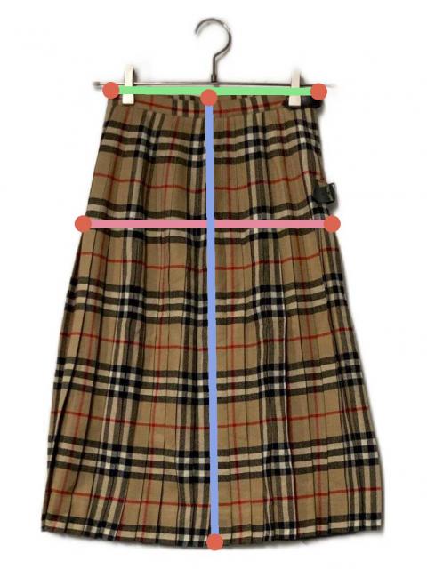 中古・古着通販】Burberry's (バーバリー) ノバチェックウールスカート