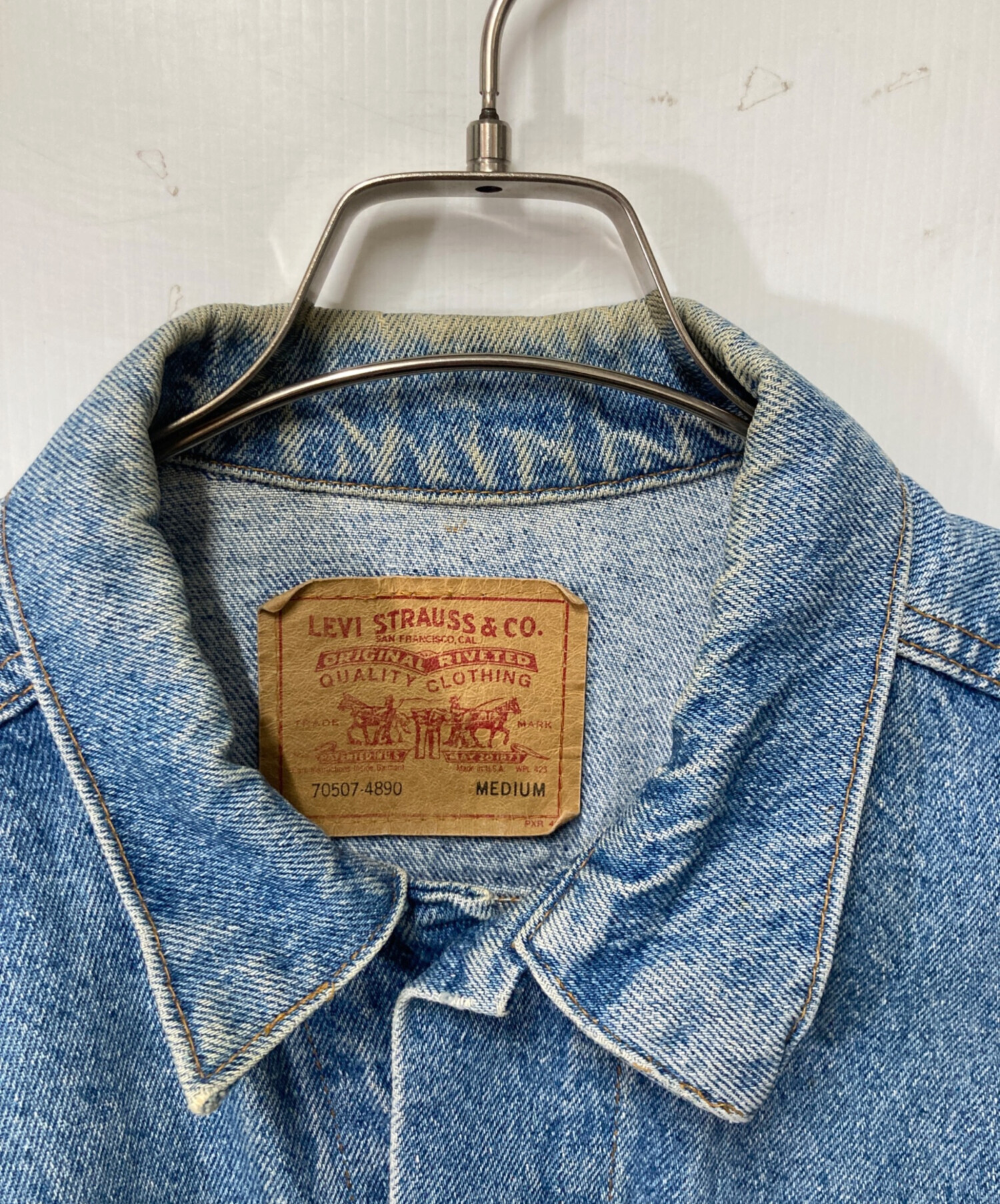 中古・古着通販】LEVI'S (リーバイス) デニムジャケット インディゴ