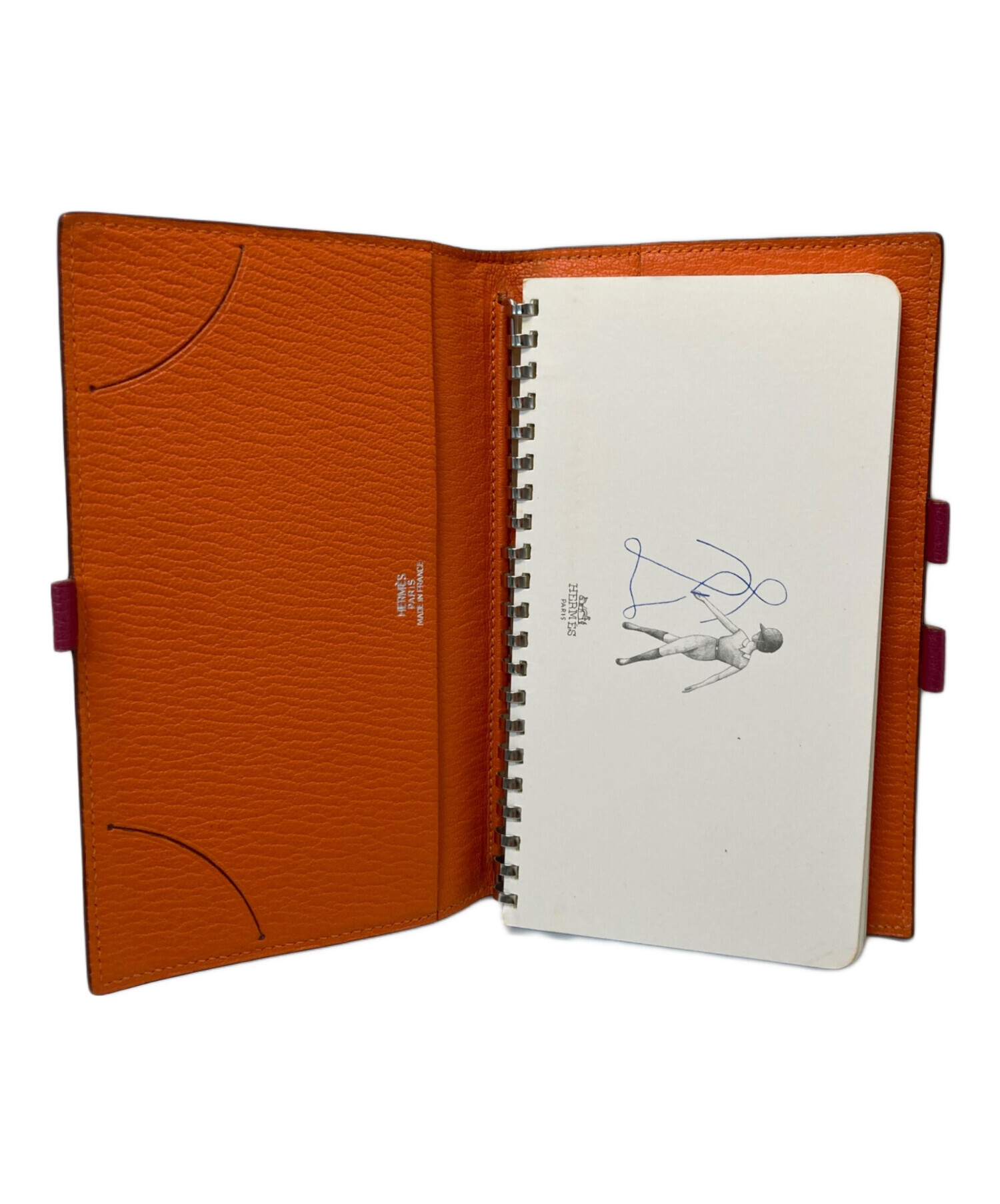 中古・古着通販】HERMES (エルメス) アジェンダVision ピンク×オレンジ