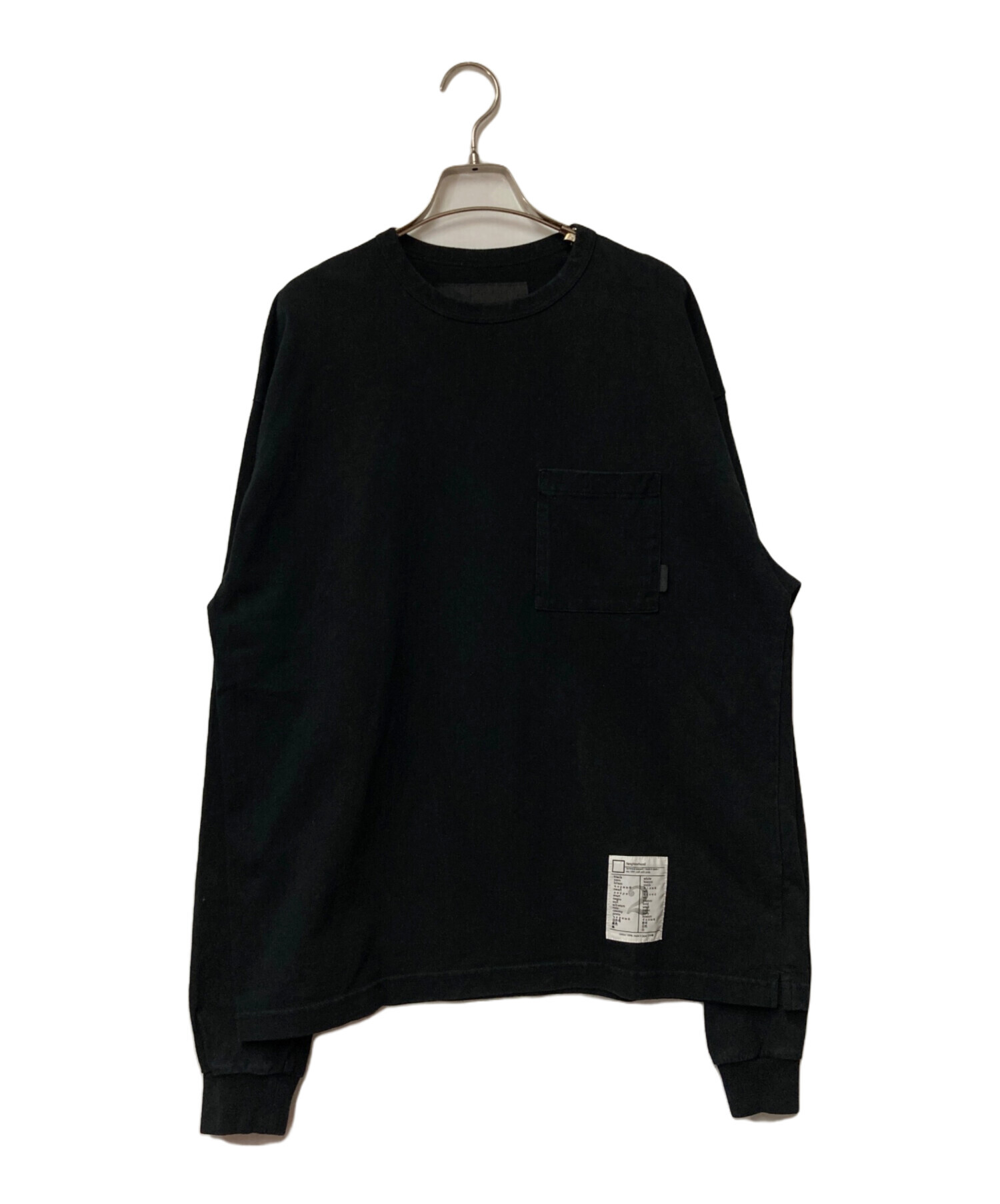 NEIGHBORHOOD ブラック 長袖カットソー 中古・古着通販】NEIGHBORHOOD (ネイバーフッド) ロングスリーブ