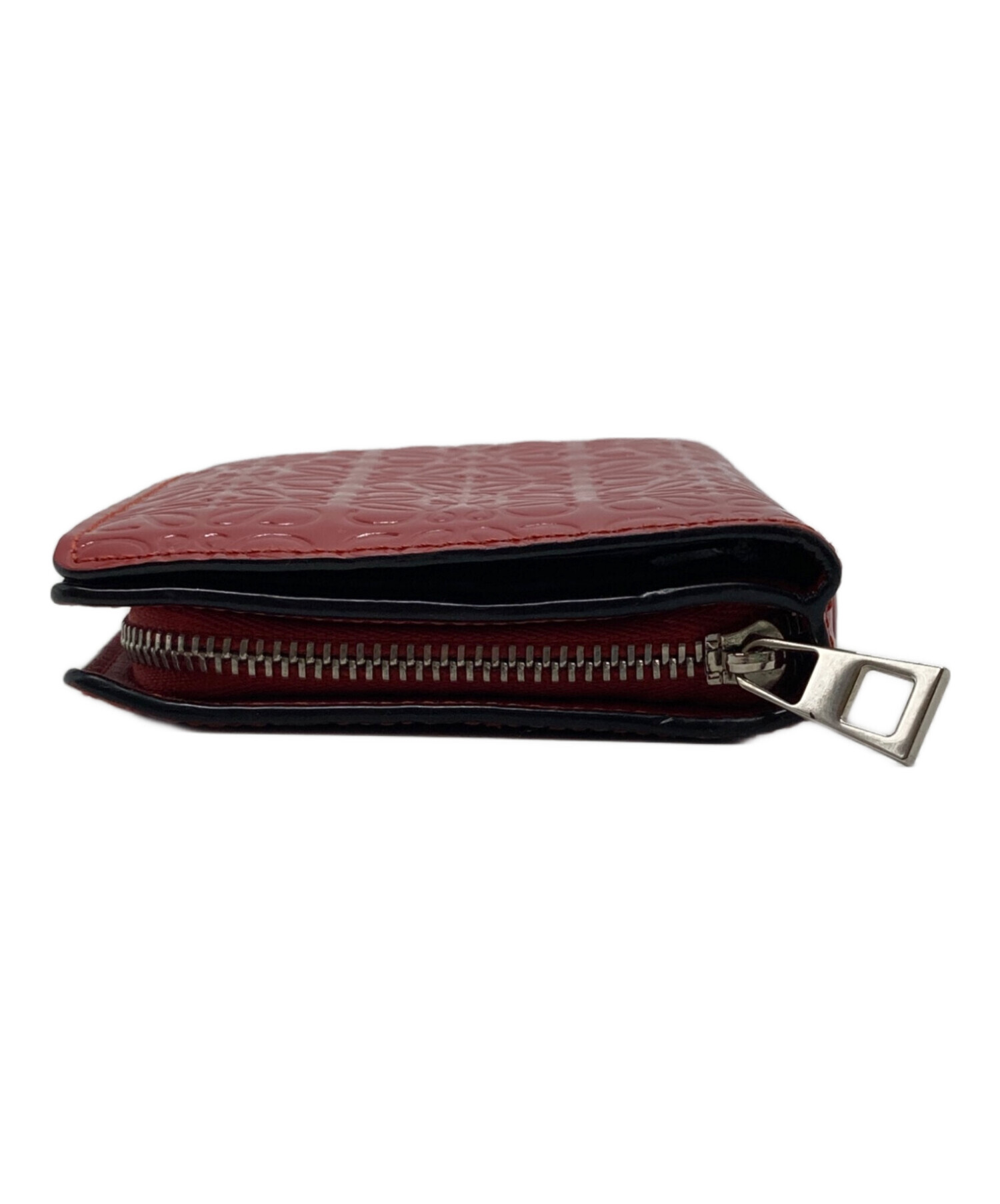 LOEWE ワインレッド 二つ折り財布 中古・古着通販】LOEWE (ロエベ) 2つ折り財布 レッド｜ブランド・古着